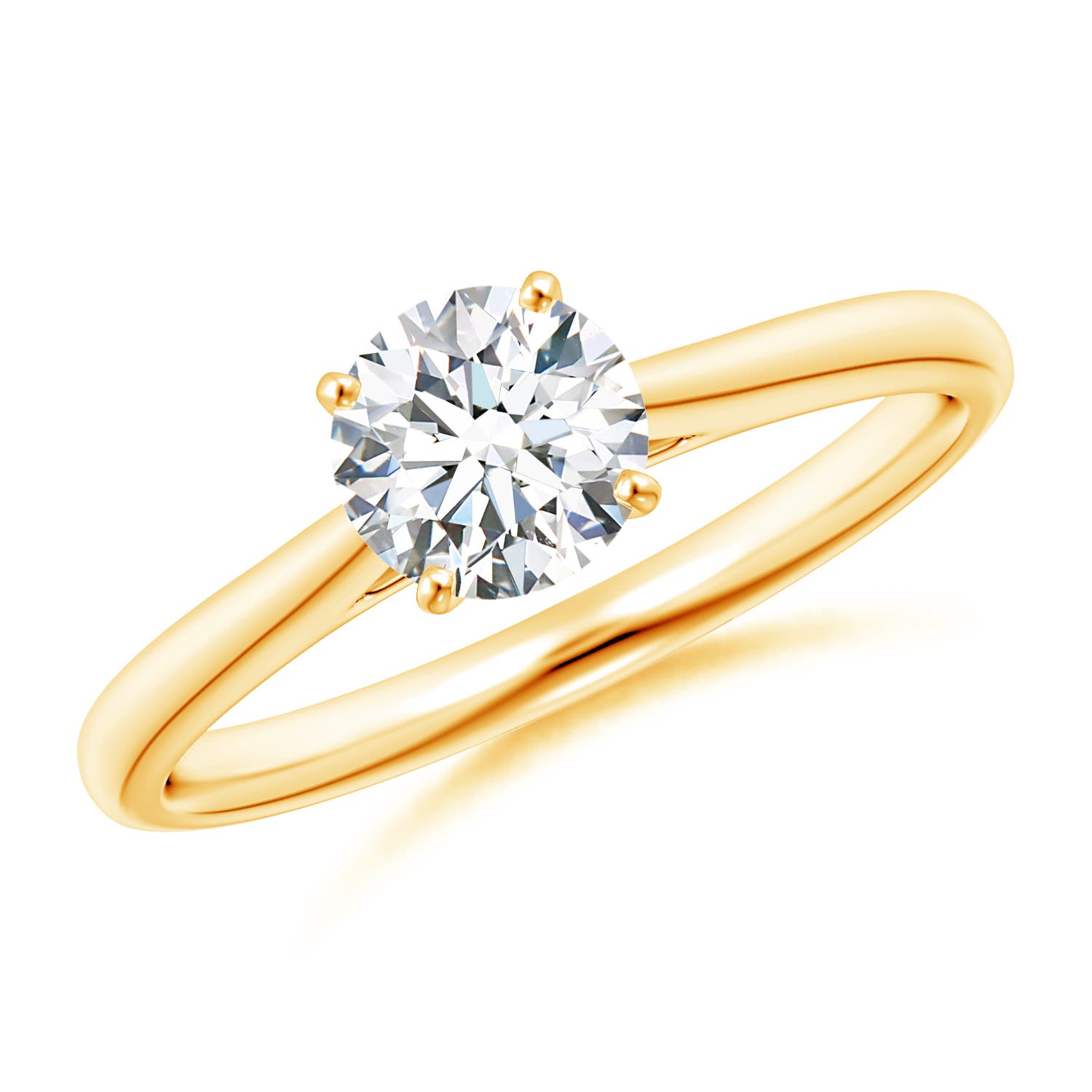 G, VS2 / 0.75 CT / 14 KT Yellow Gold