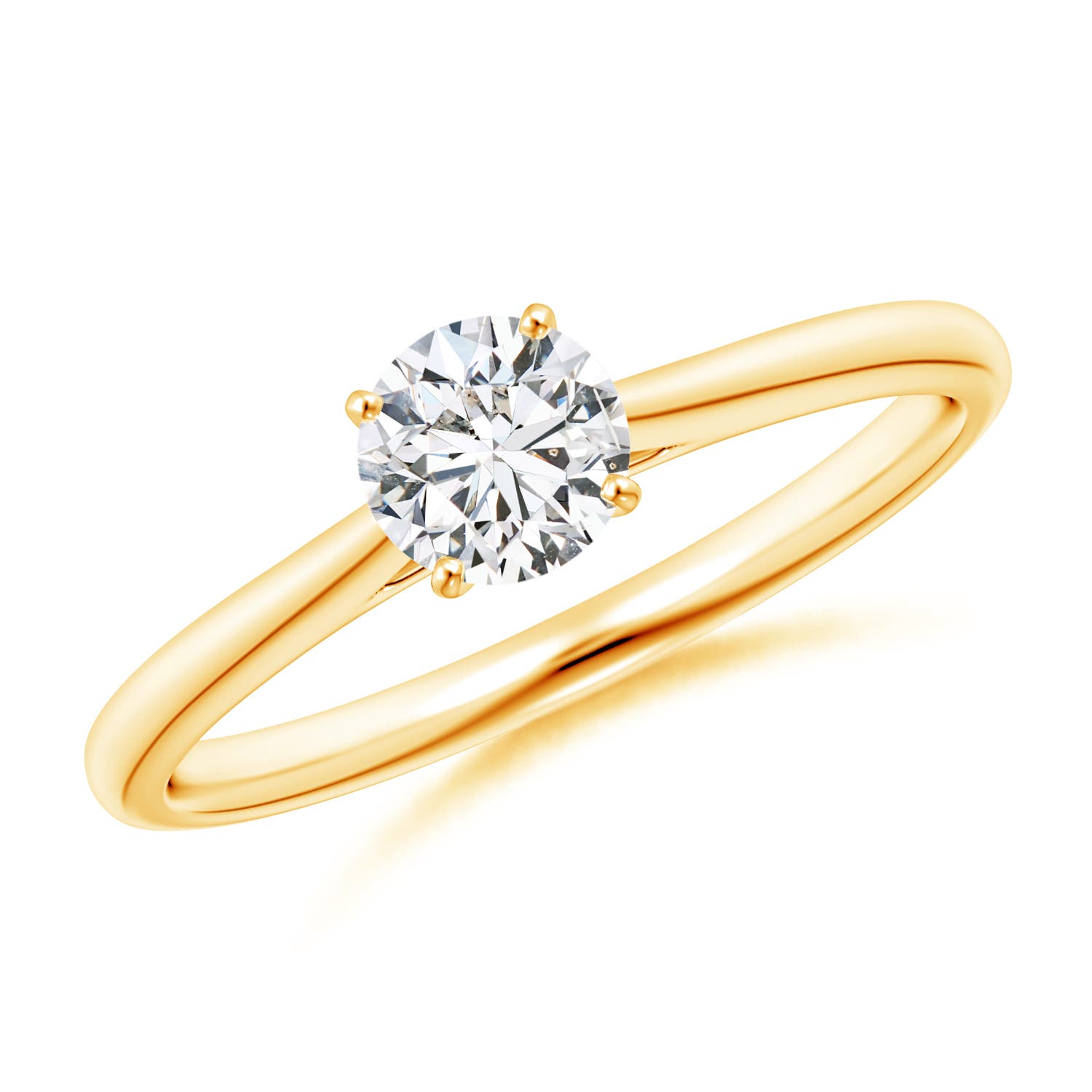 H, SI2 / 0.5 CT / 14 KT Yellow Gold