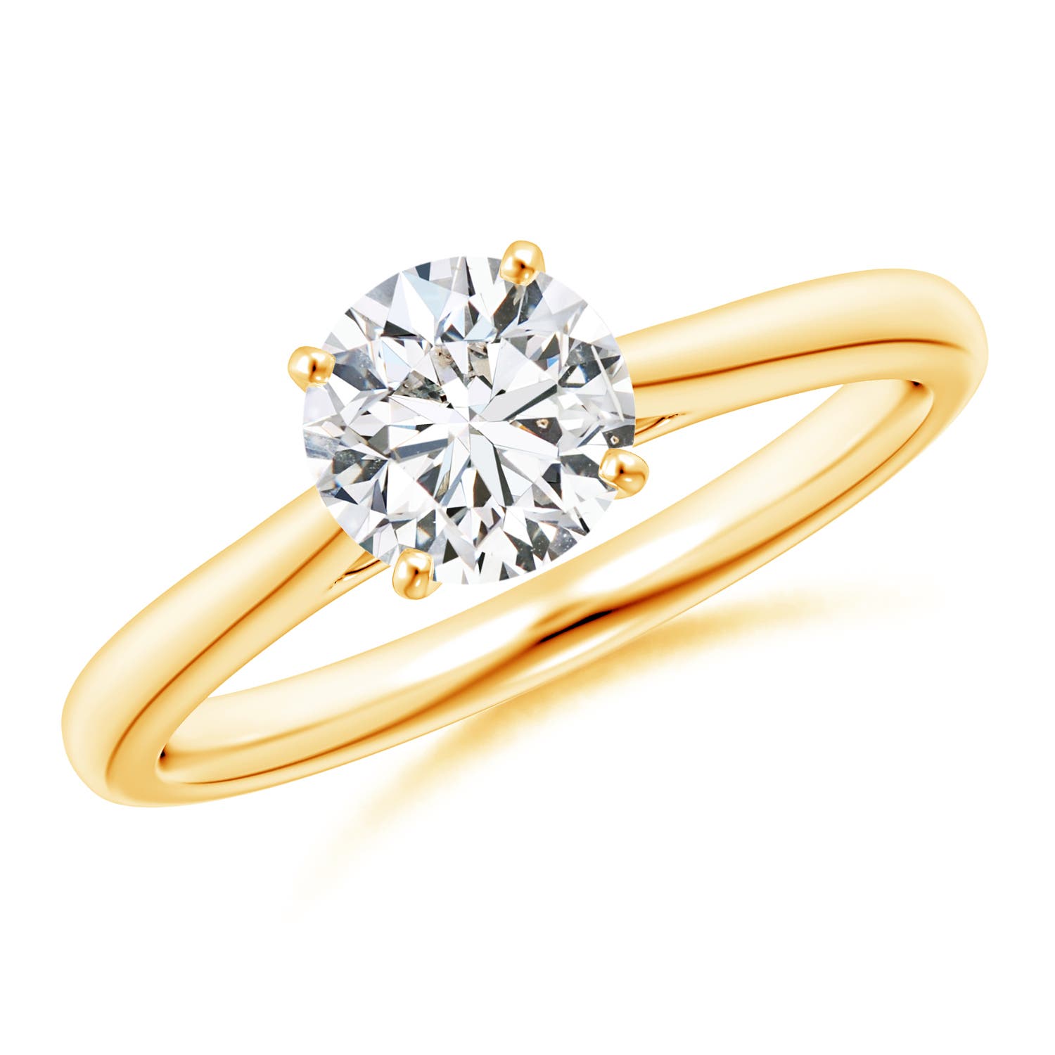 H, SI2 / 1 CT / 14 KT Yellow Gold