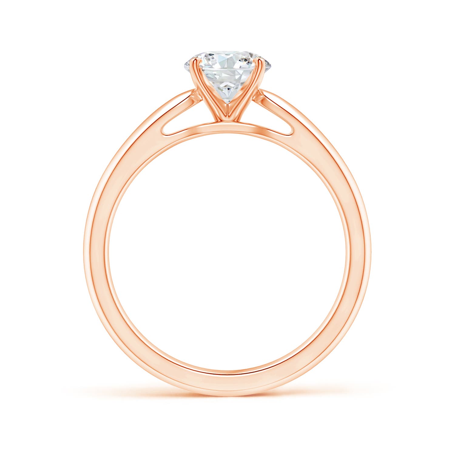 G, VS2 / 1 CT / 14 KT Rose Gold