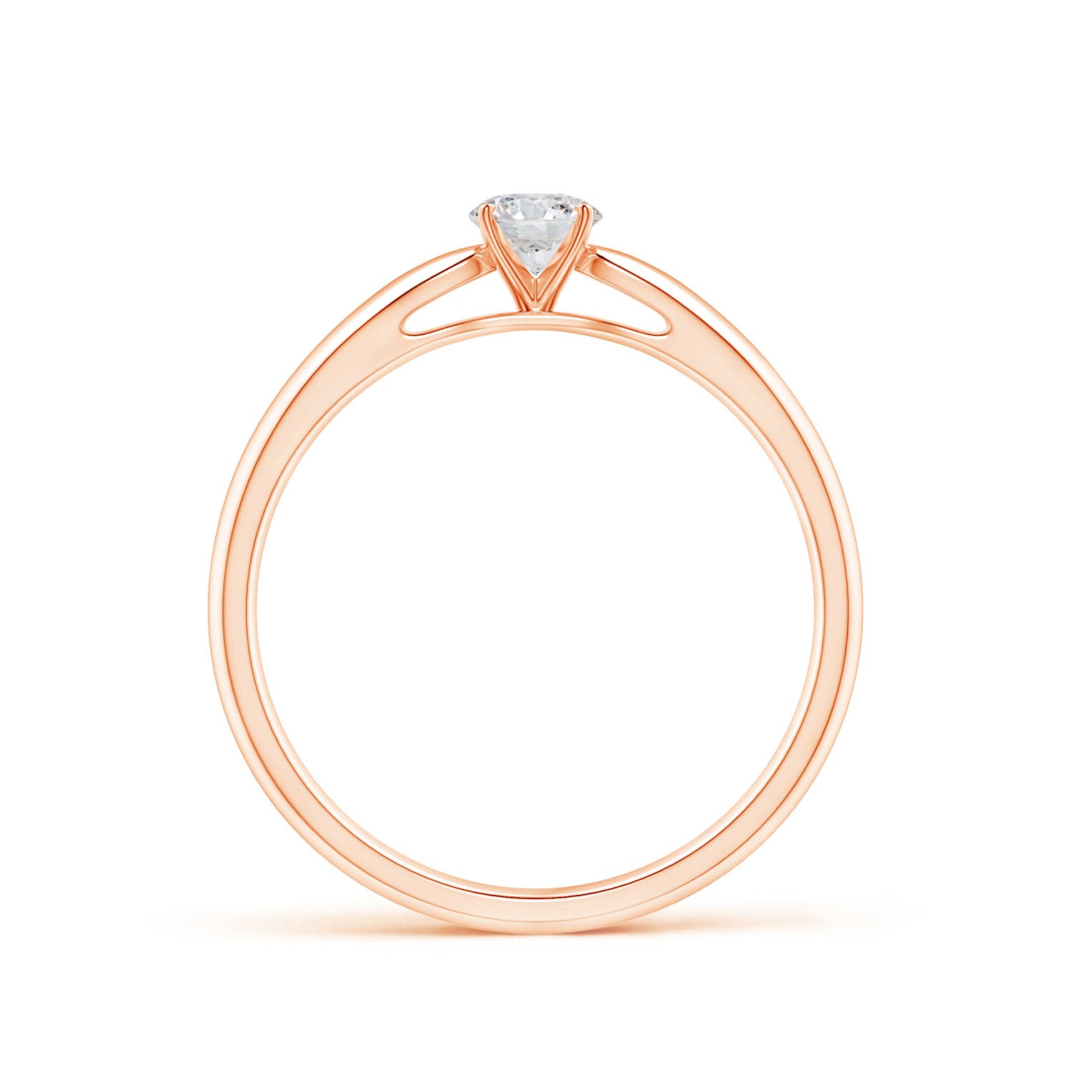 H, SI2 / 0.25 CT / 14 KT Rose Gold