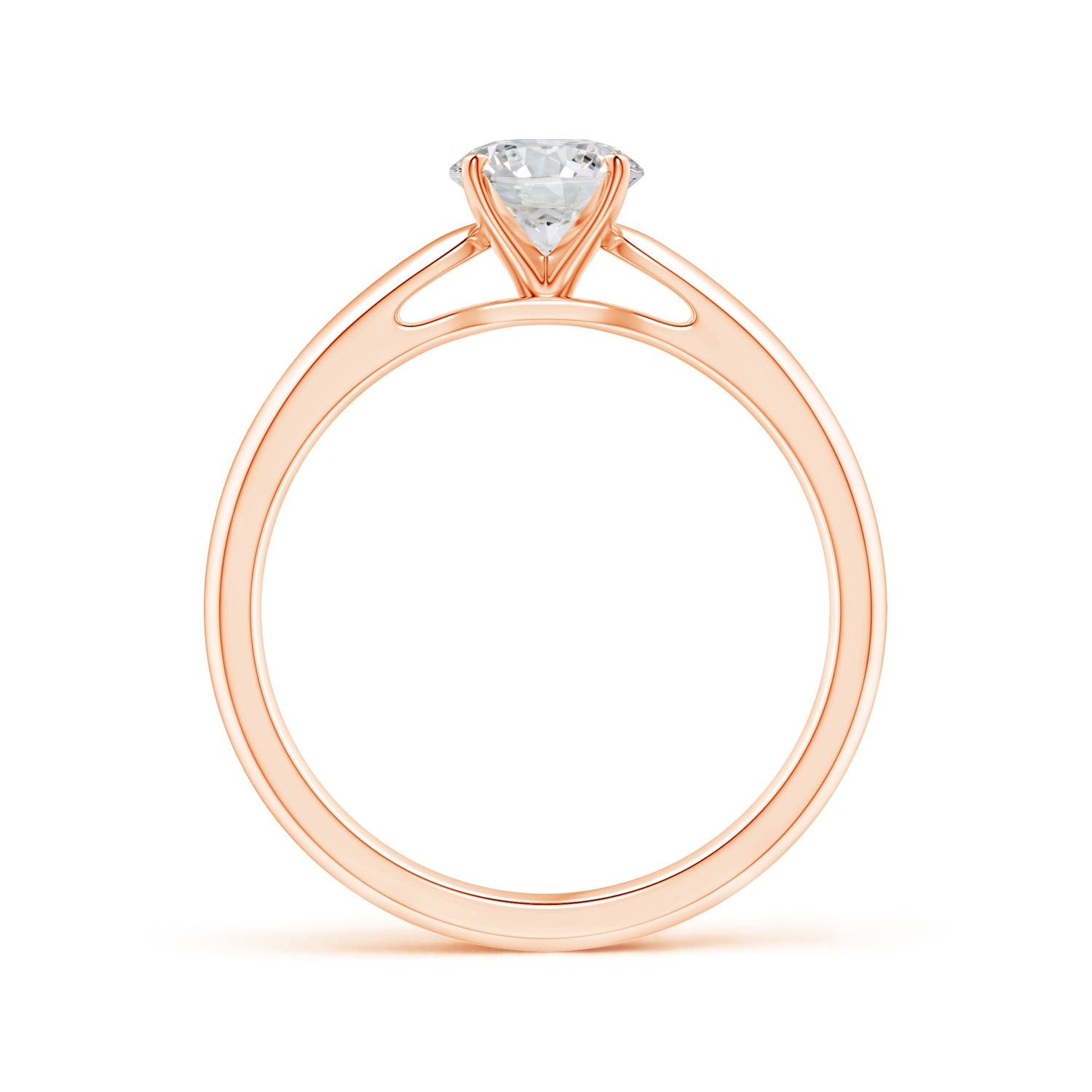 H, SI2 / 0.75 CT / 14 KT Rose Gold