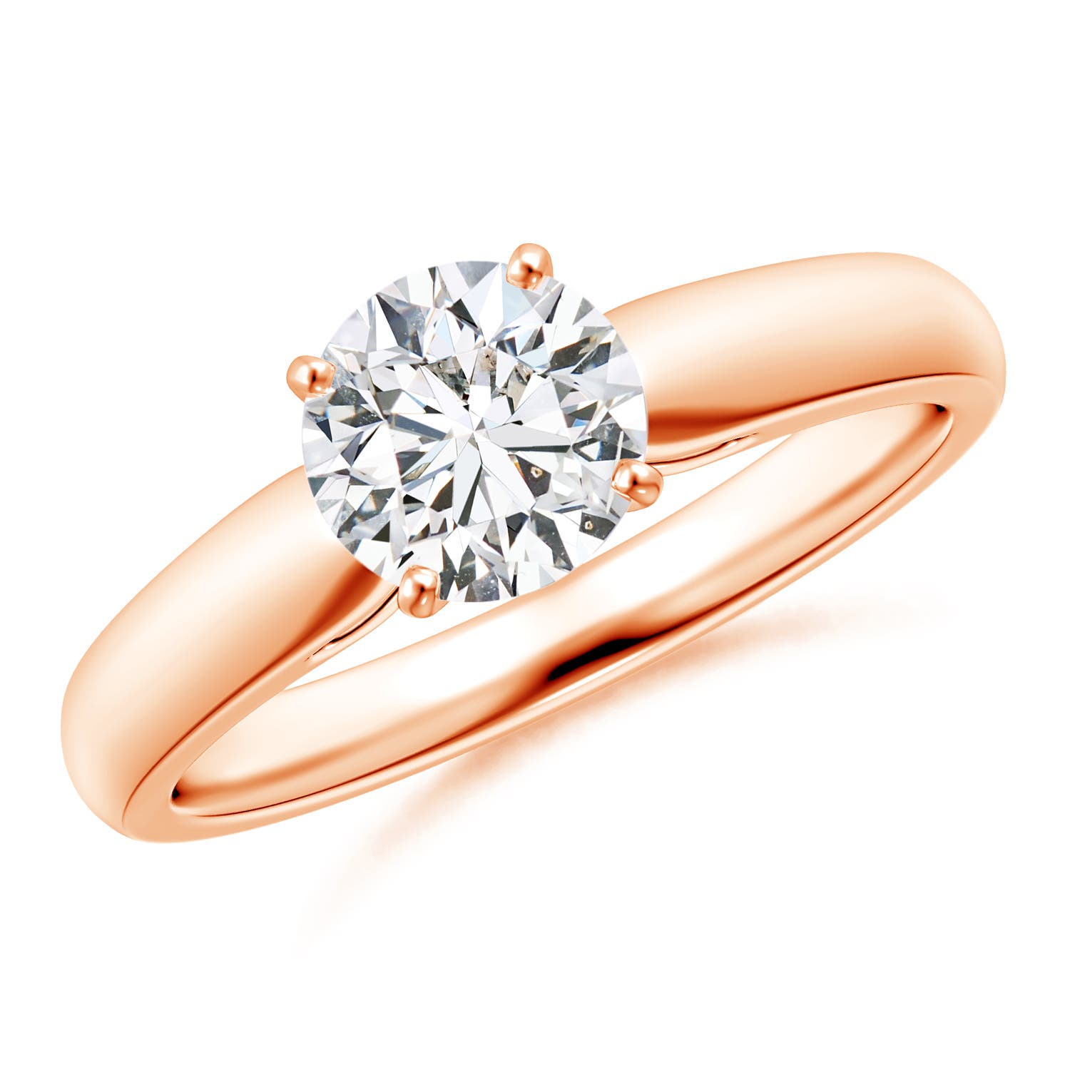 H, SI2 / 1 CT / 14 KT Rose Gold