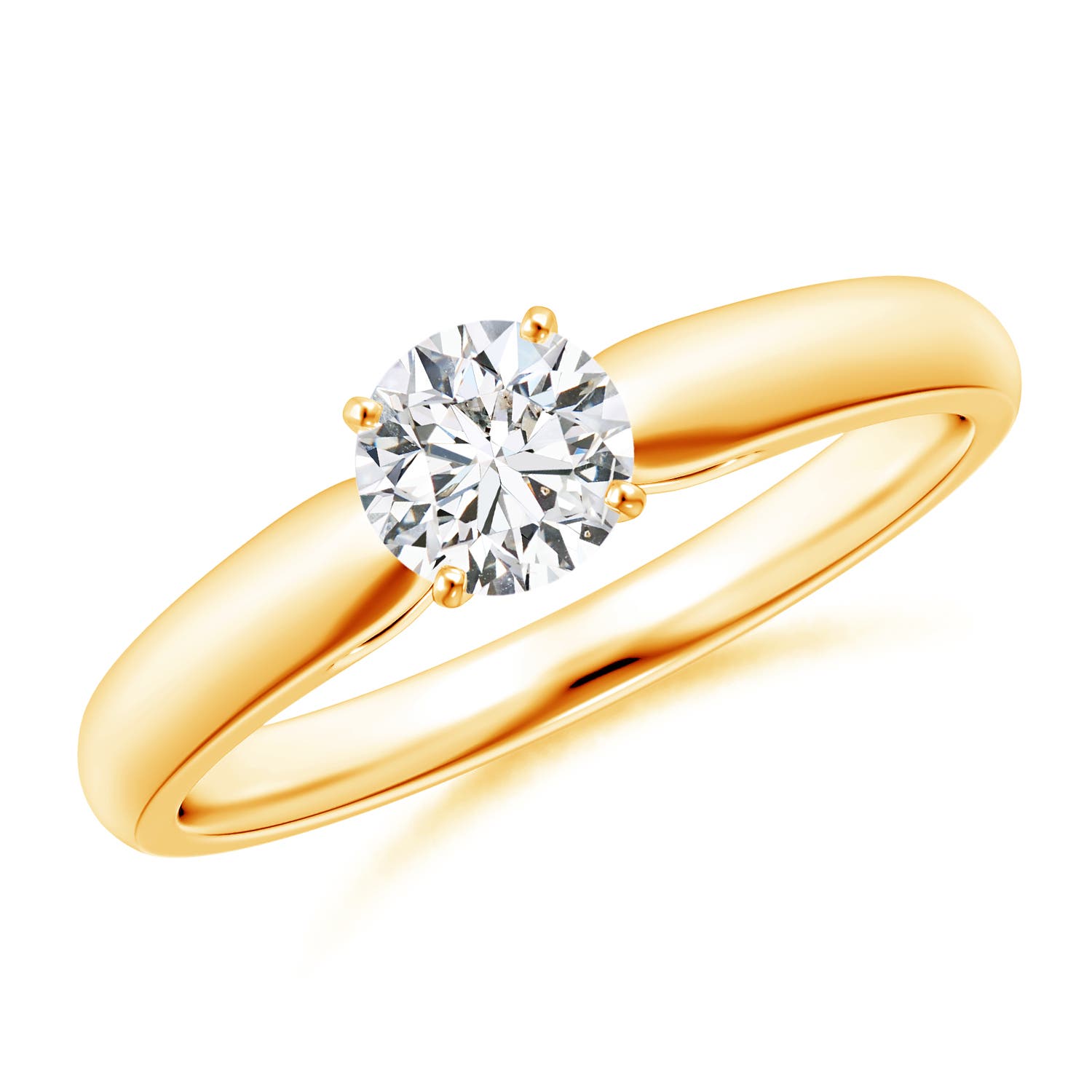 H, SI2 / 0.5 CT / 14 KT Yellow Gold