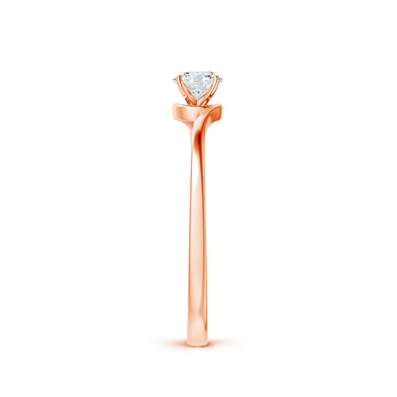 G, VS2 / 0.25 CT / 14 KT Rose Gold