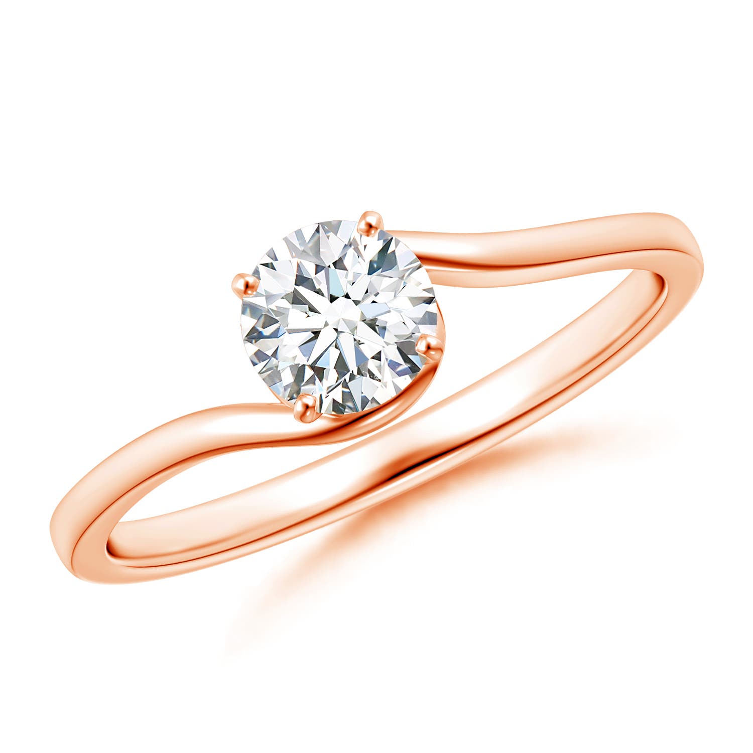 G, VS2 / 0.5 CT / 14 KT Rose Gold