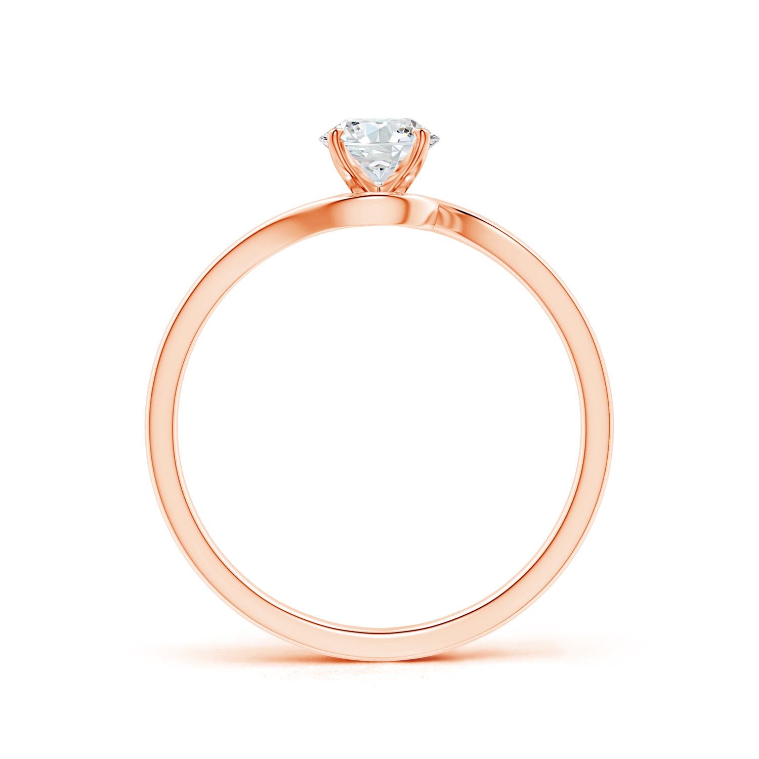 G, VS2 / 0.5 CT / 14 KT Rose Gold