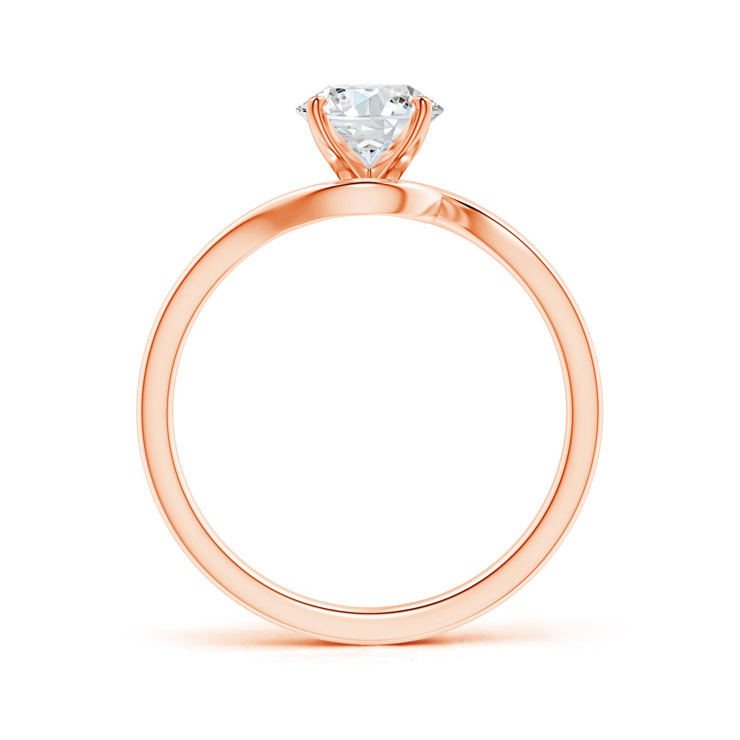 G, VS2 / 1 CT / 14 KT Rose Gold