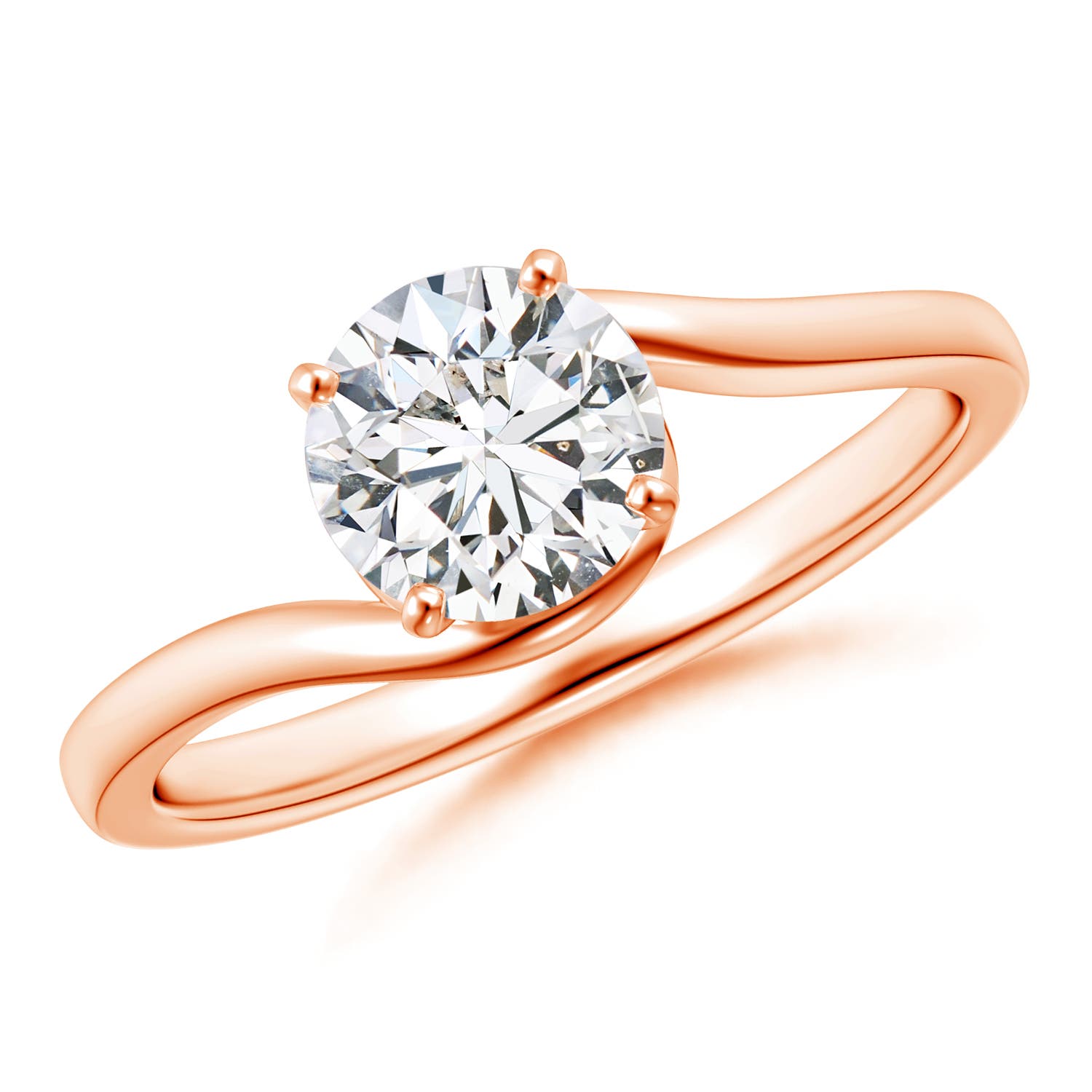 H, SI2 / 1 CT / 14 KT Rose Gold