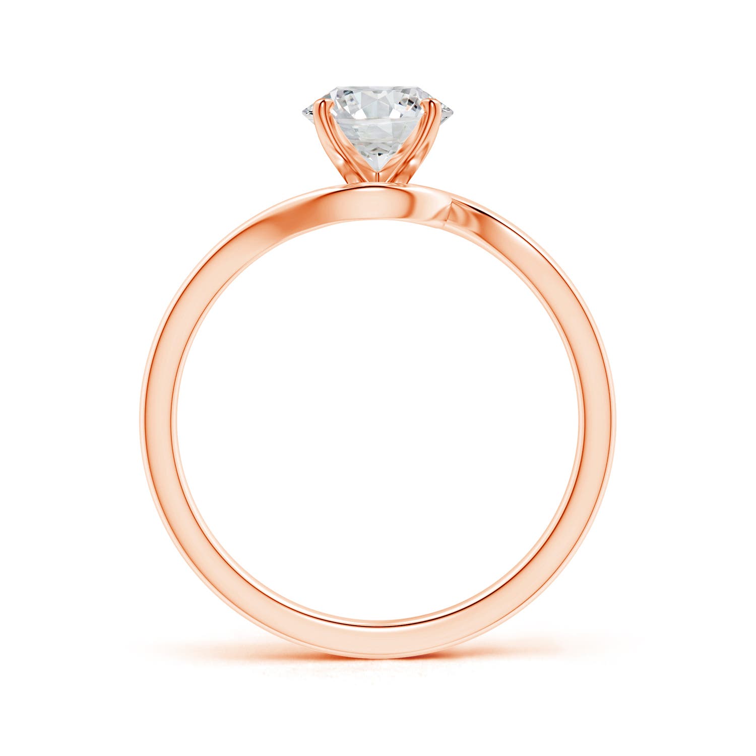 H, SI2 / 1 CT / 14 KT Rose Gold