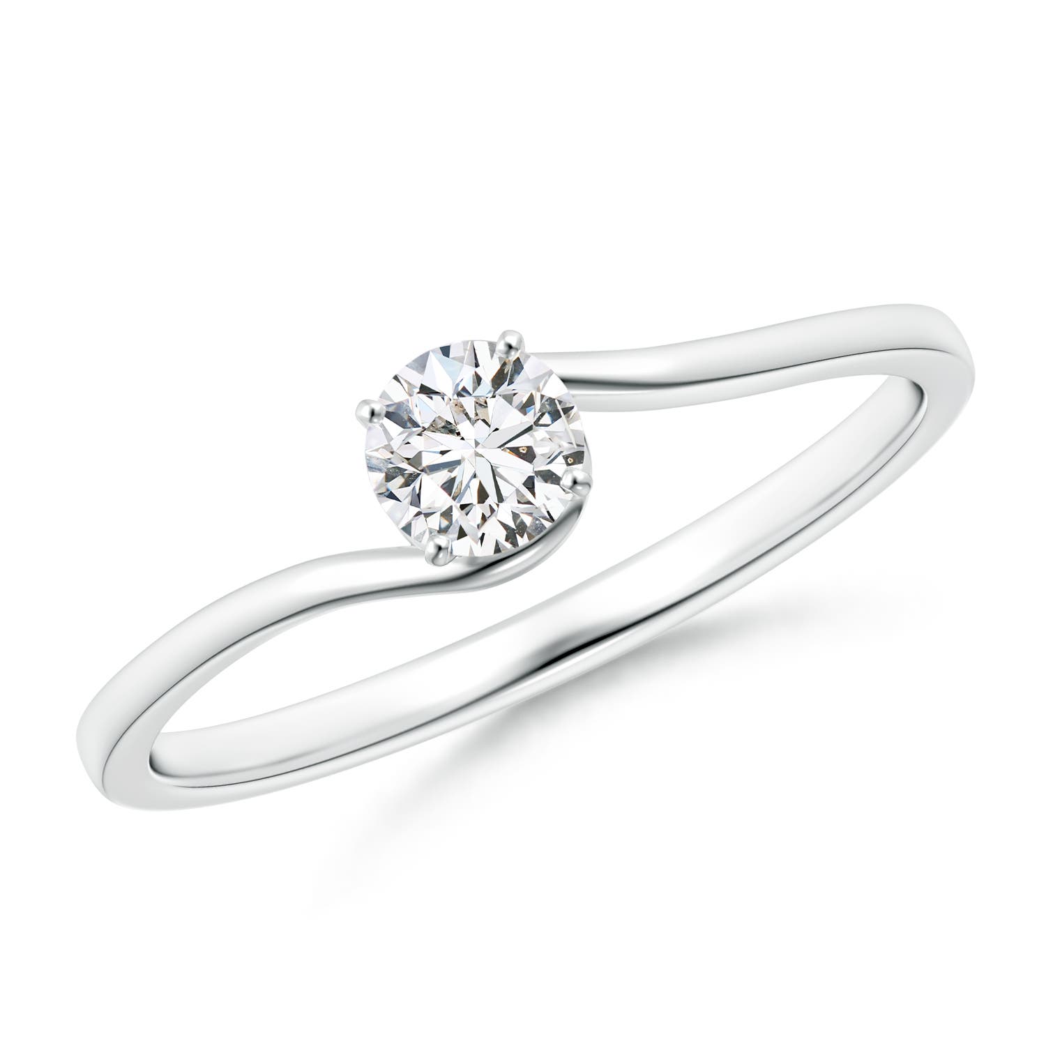 H, SI2 / 0.25 CT / 14 KT White Gold