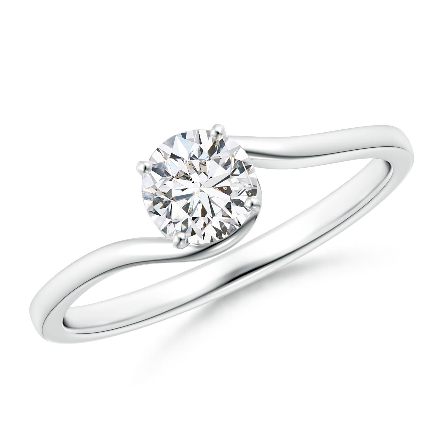 H, SI2 / 0.5 CT / 14 KT White Gold