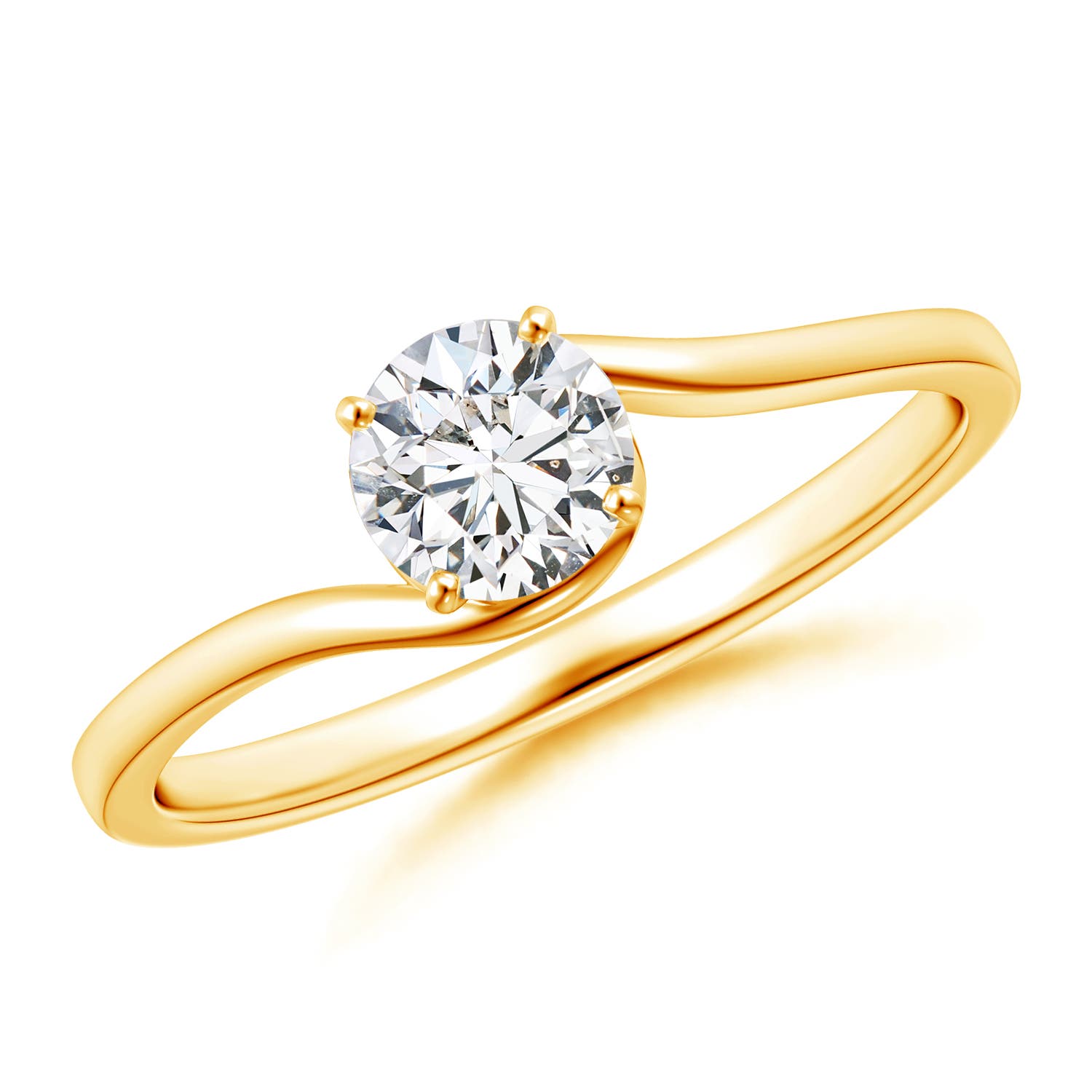 H, SI2 / 0.5 CT / 14 KT Yellow Gold