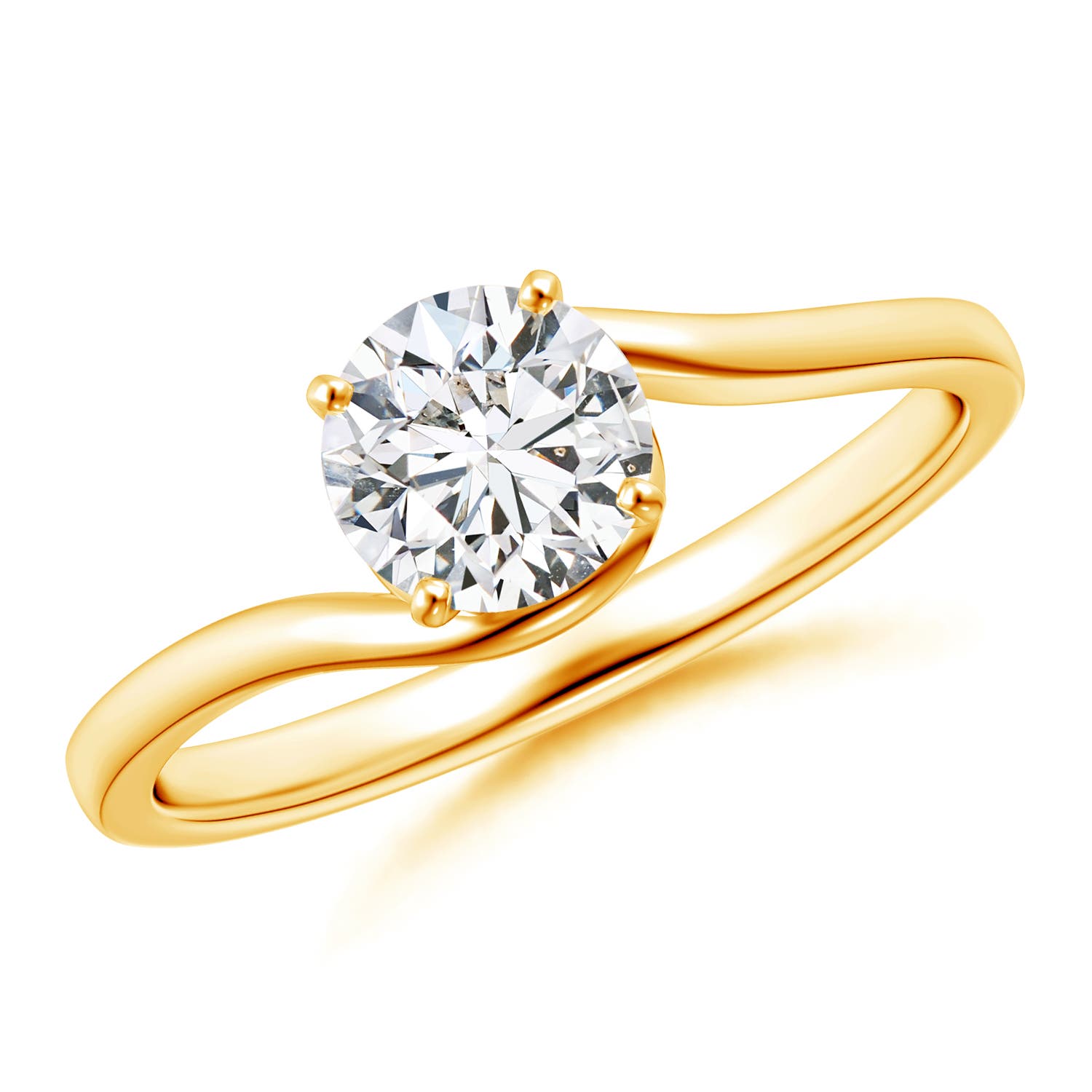 H, SI2 / 0.75 CT / 14 KT Yellow Gold