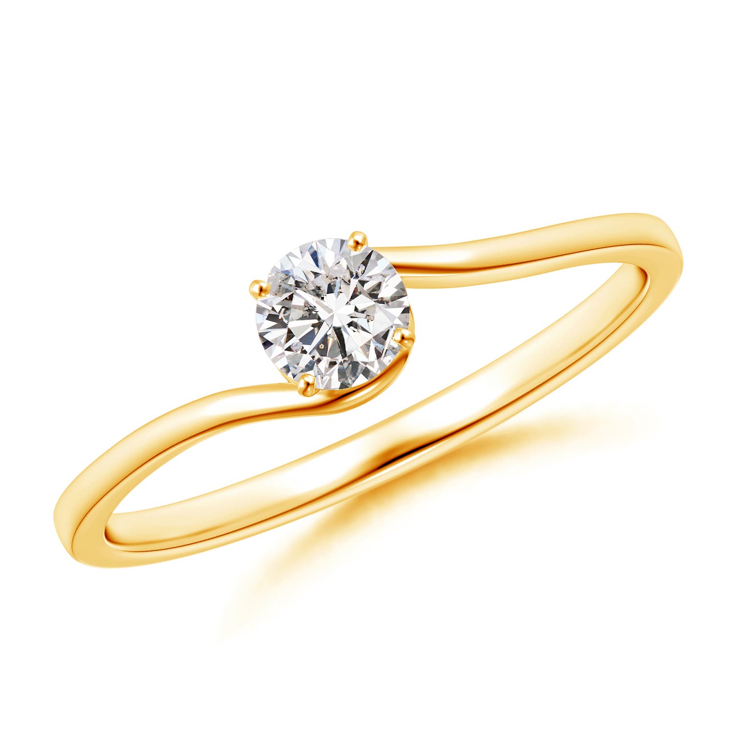 I-J, I1-I2 / 0.25 CT / 14 KT Yellow Gold