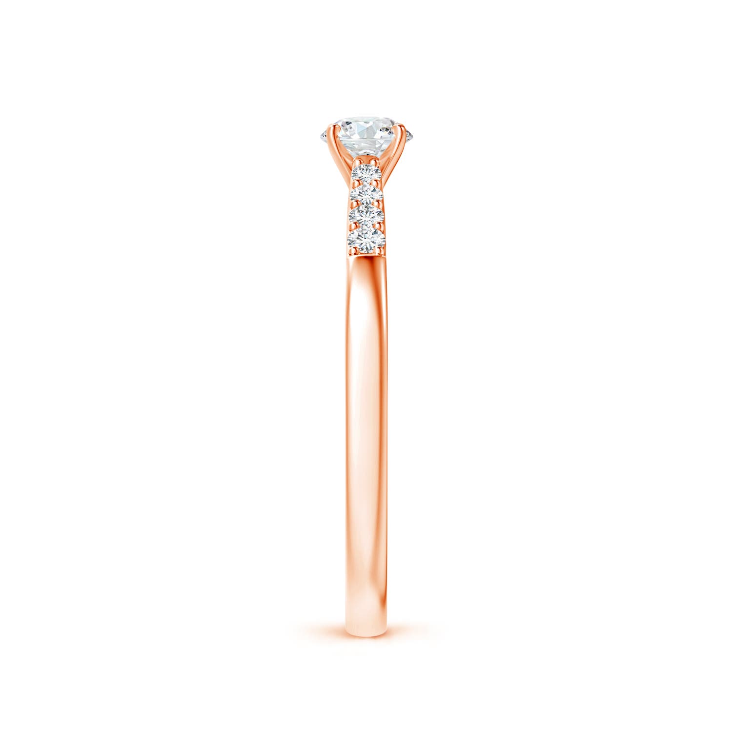 G, VS2 / 0.33 CT / 14 KT Rose Gold