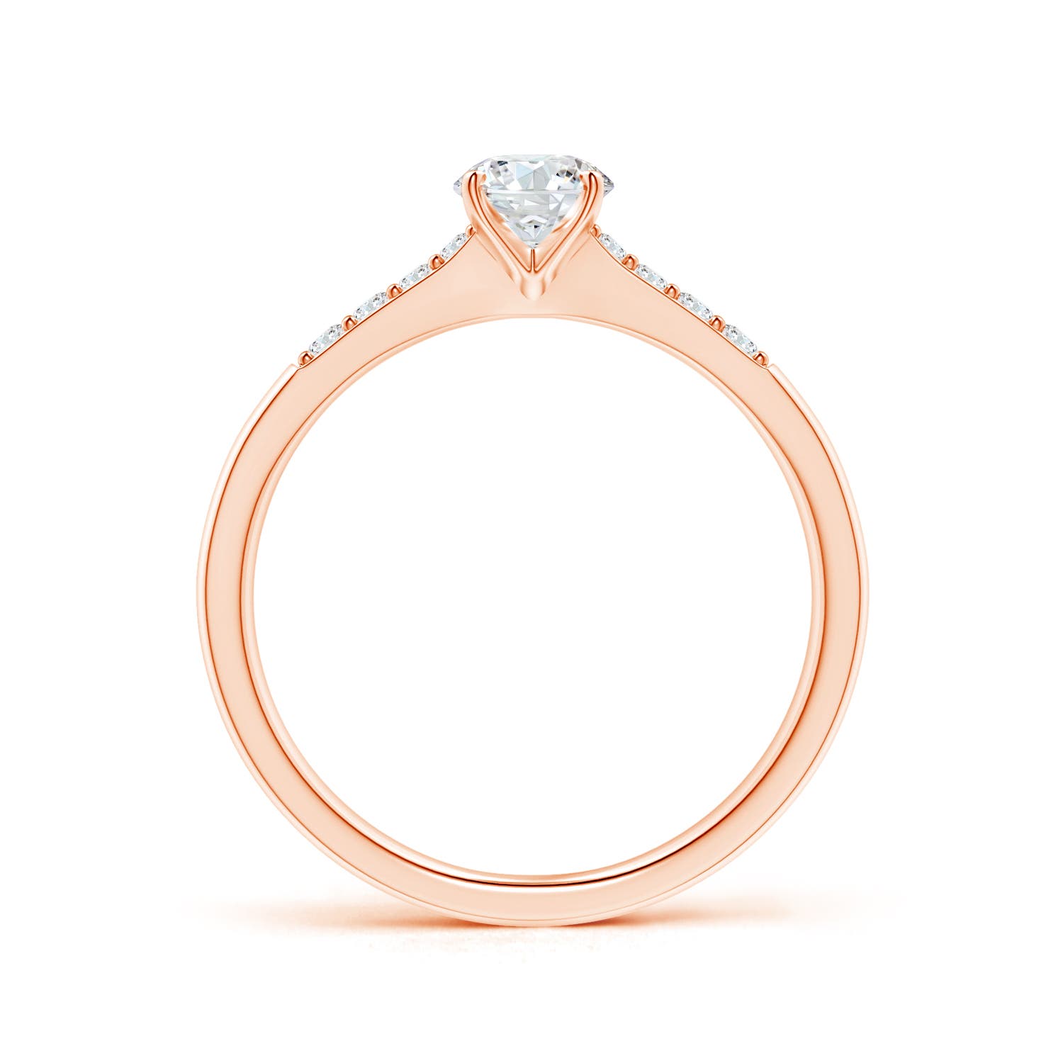 G, VS2 / 0.52 CT / 14 KT Rose Gold