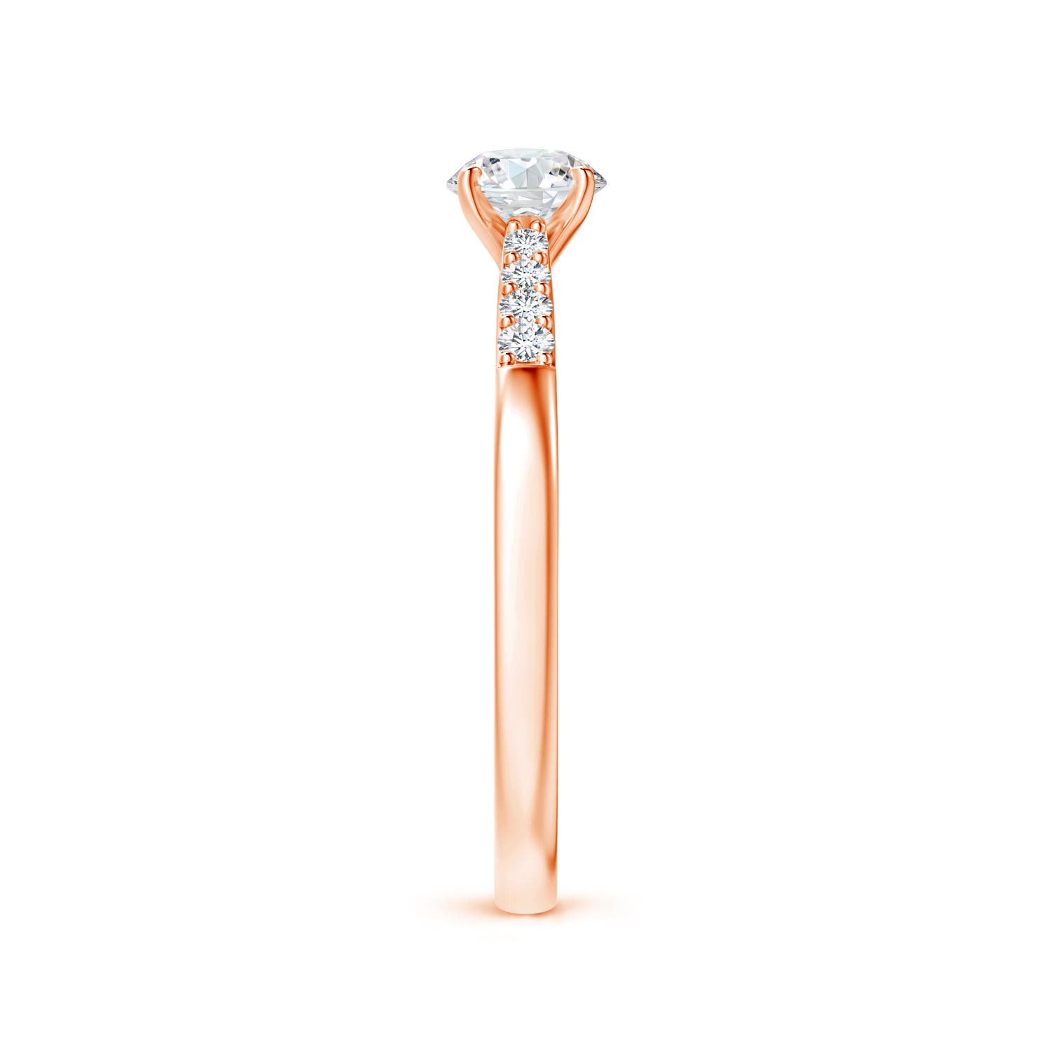 G, VS2 / 0.52 CT / 14 KT Rose Gold