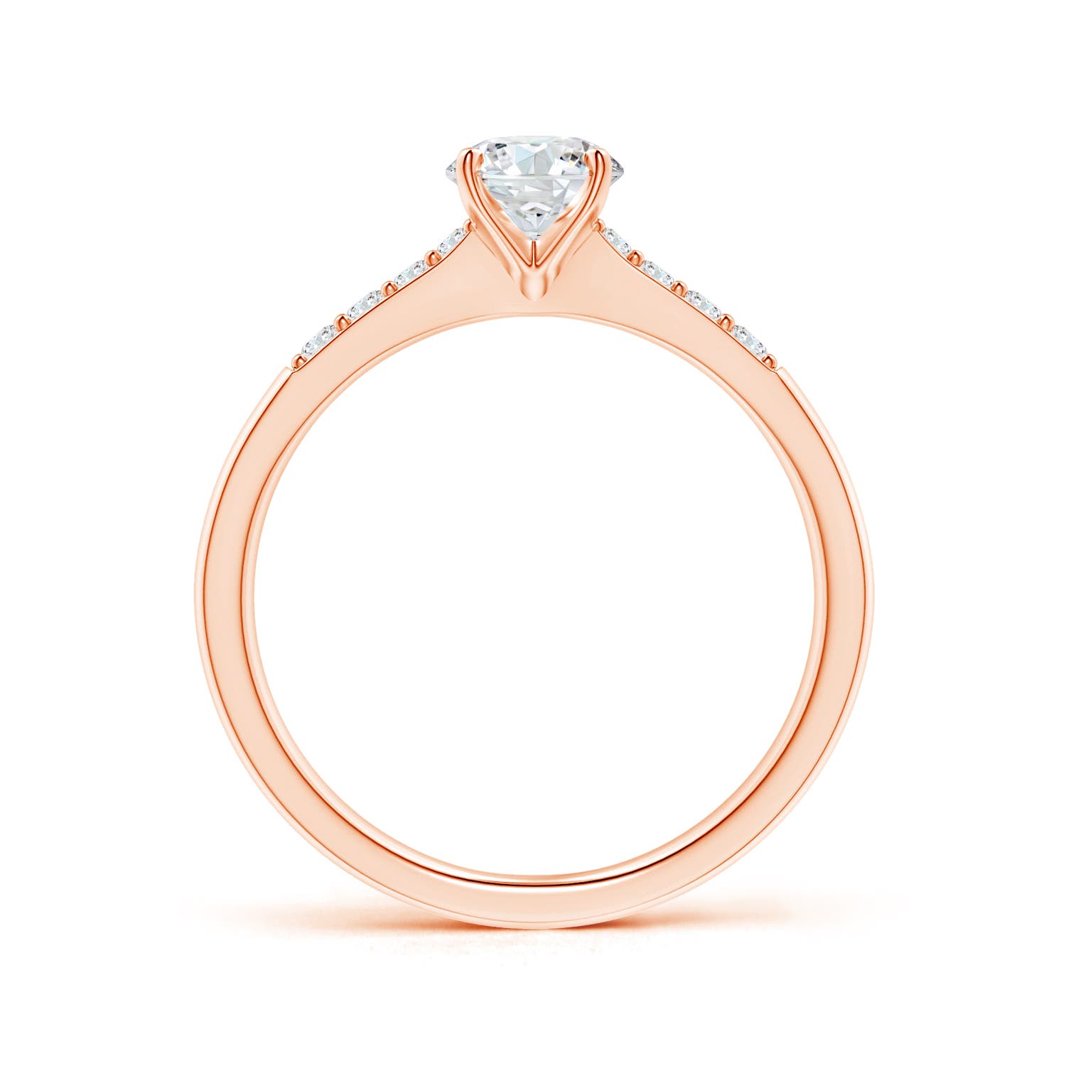 G, VS2 / 0.78 CT / 14 KT Rose Gold