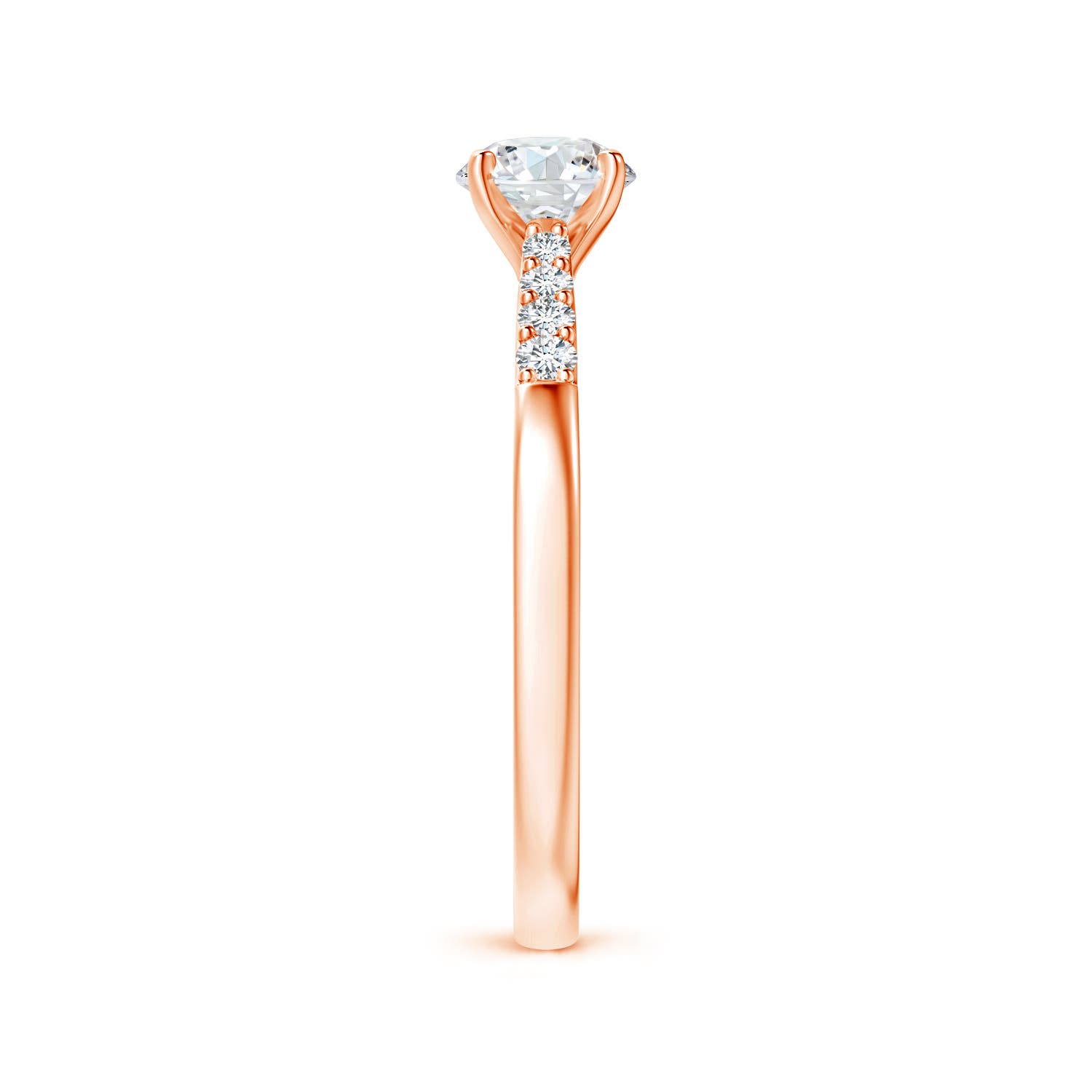 G, VS2 / 0.78 CT / 14 KT Rose Gold