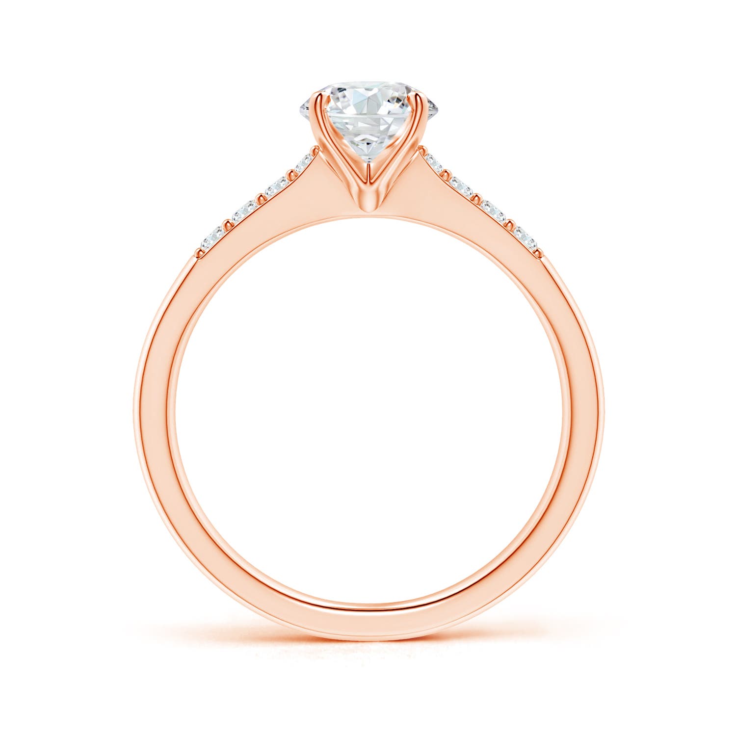 G, VS2 / 1.03 CT / 14 KT Rose Gold