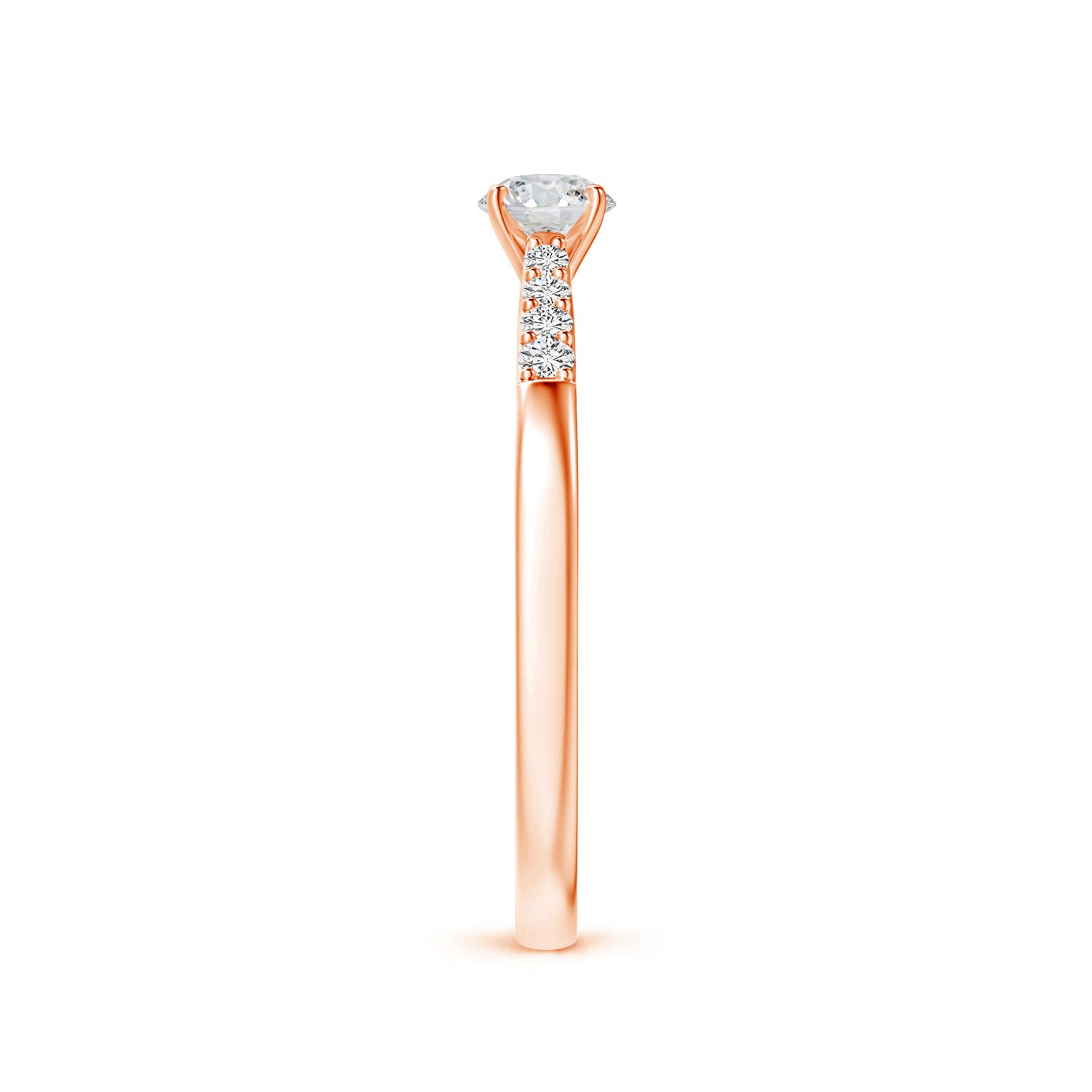 H, SI2 / 0.33 CT / 14 KT Rose Gold