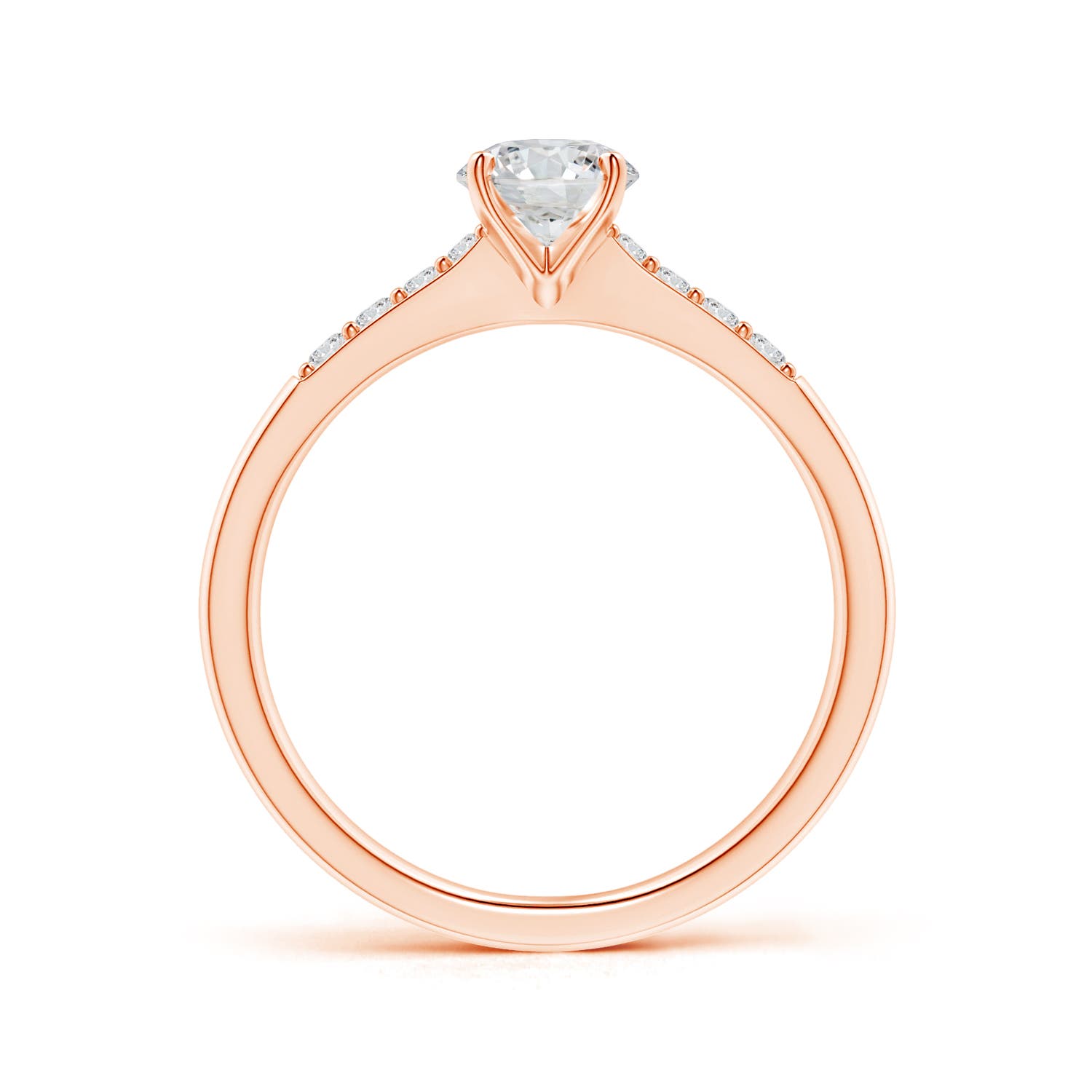 H, SI2 / 0.78 CT / 14 KT Rose Gold