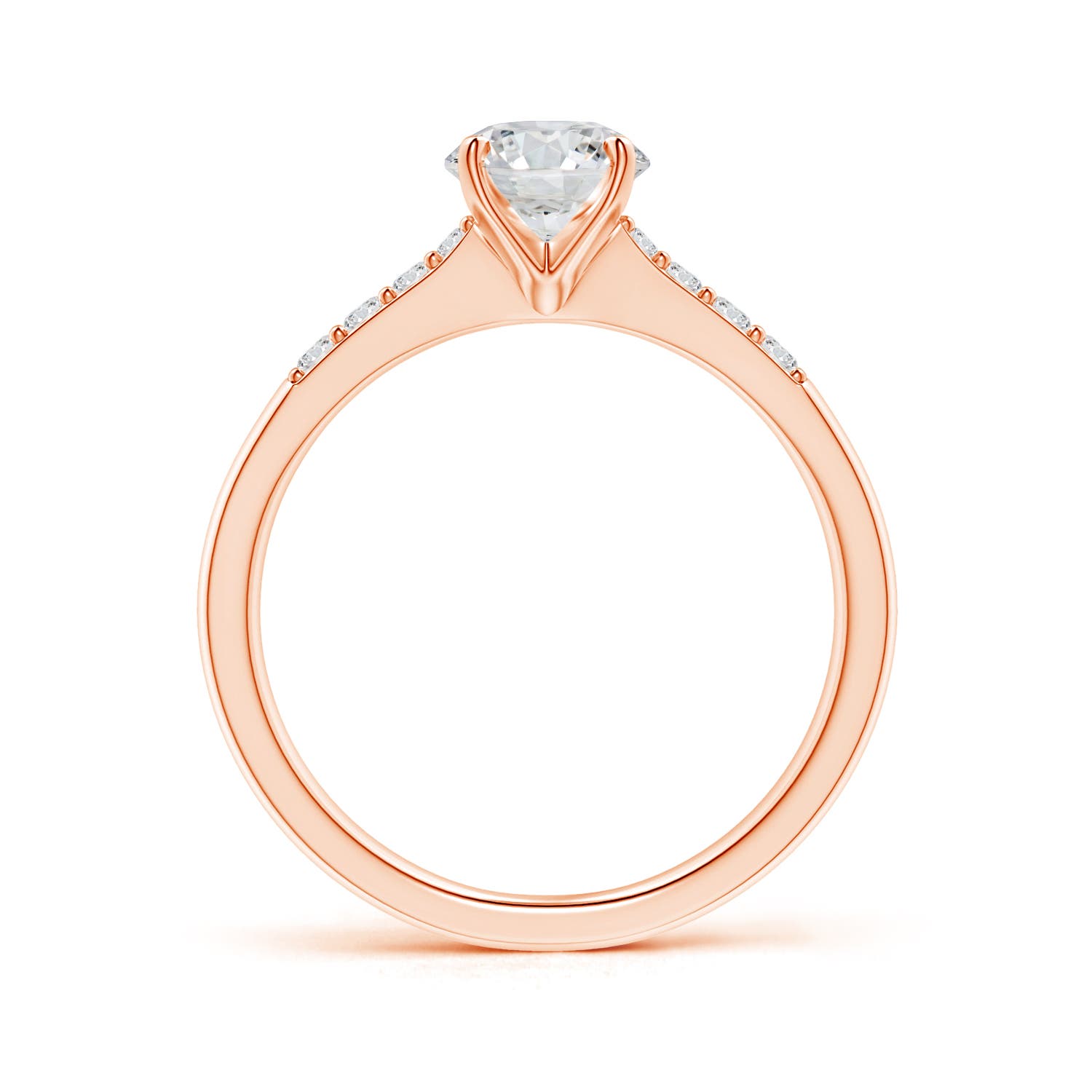 H, SI2 / 1.03 CT / 14 KT Rose Gold