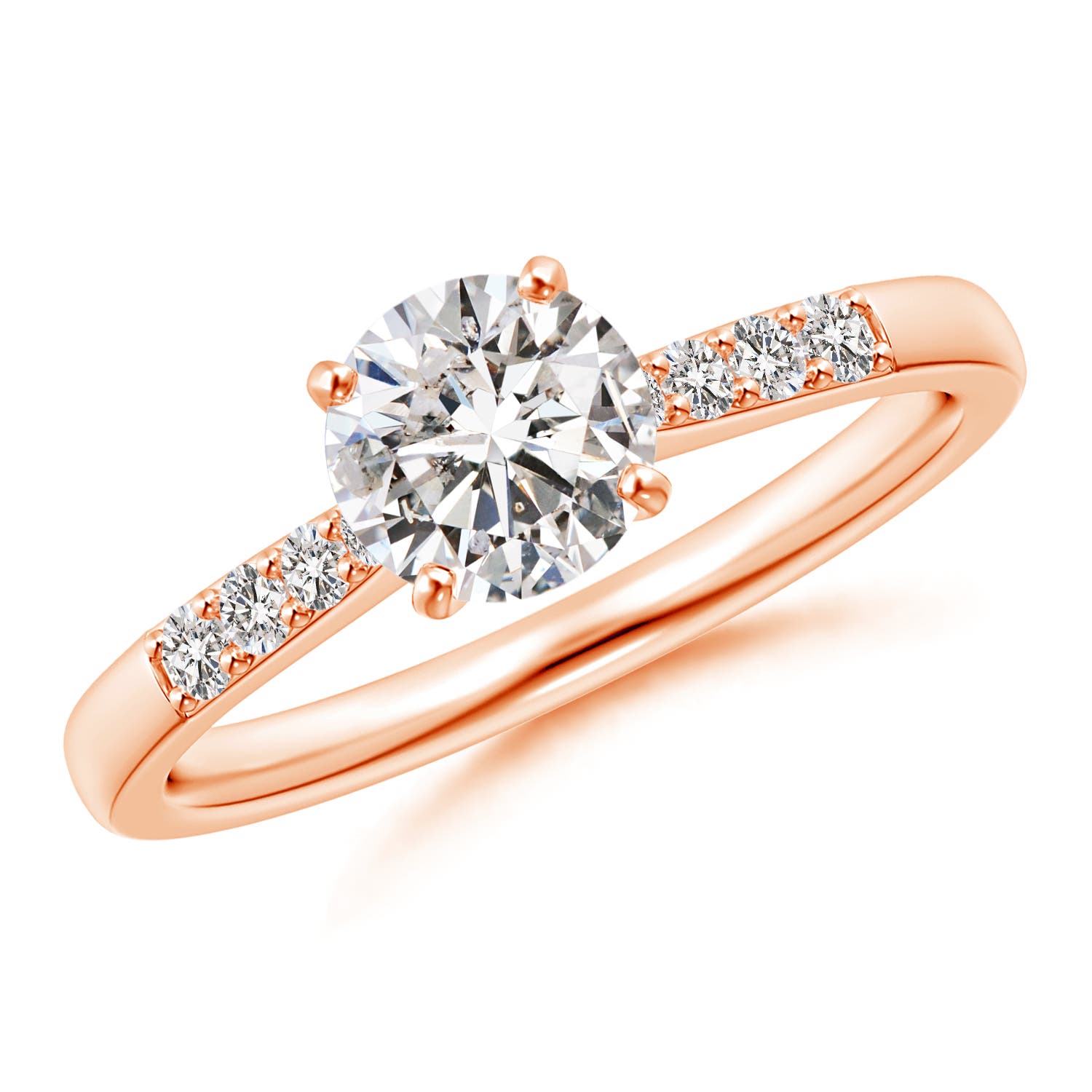 I-J, I1-I2 / 1.03 CT / 14 KT Rose Gold