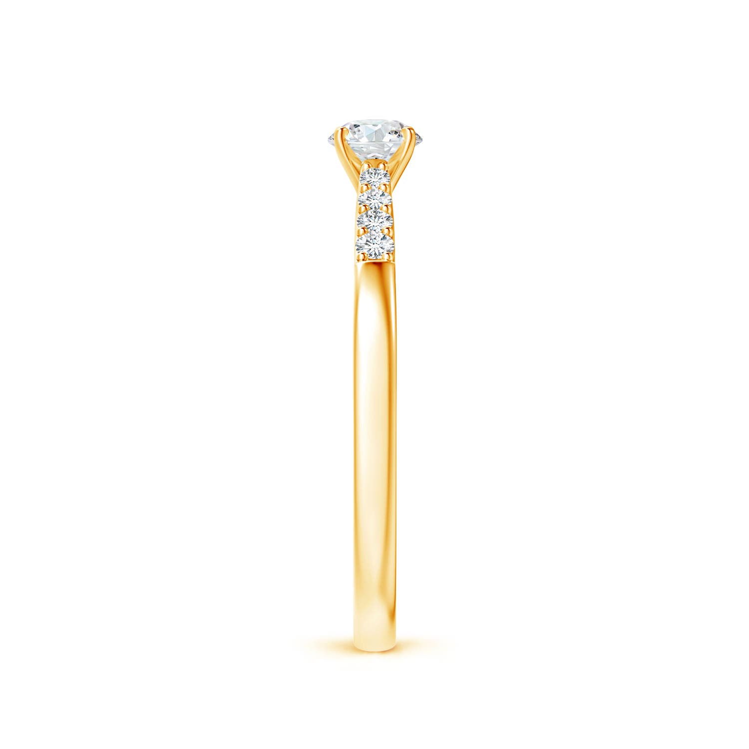 G, VS2 / 0.33 CT / 14 KT Yellow Gold