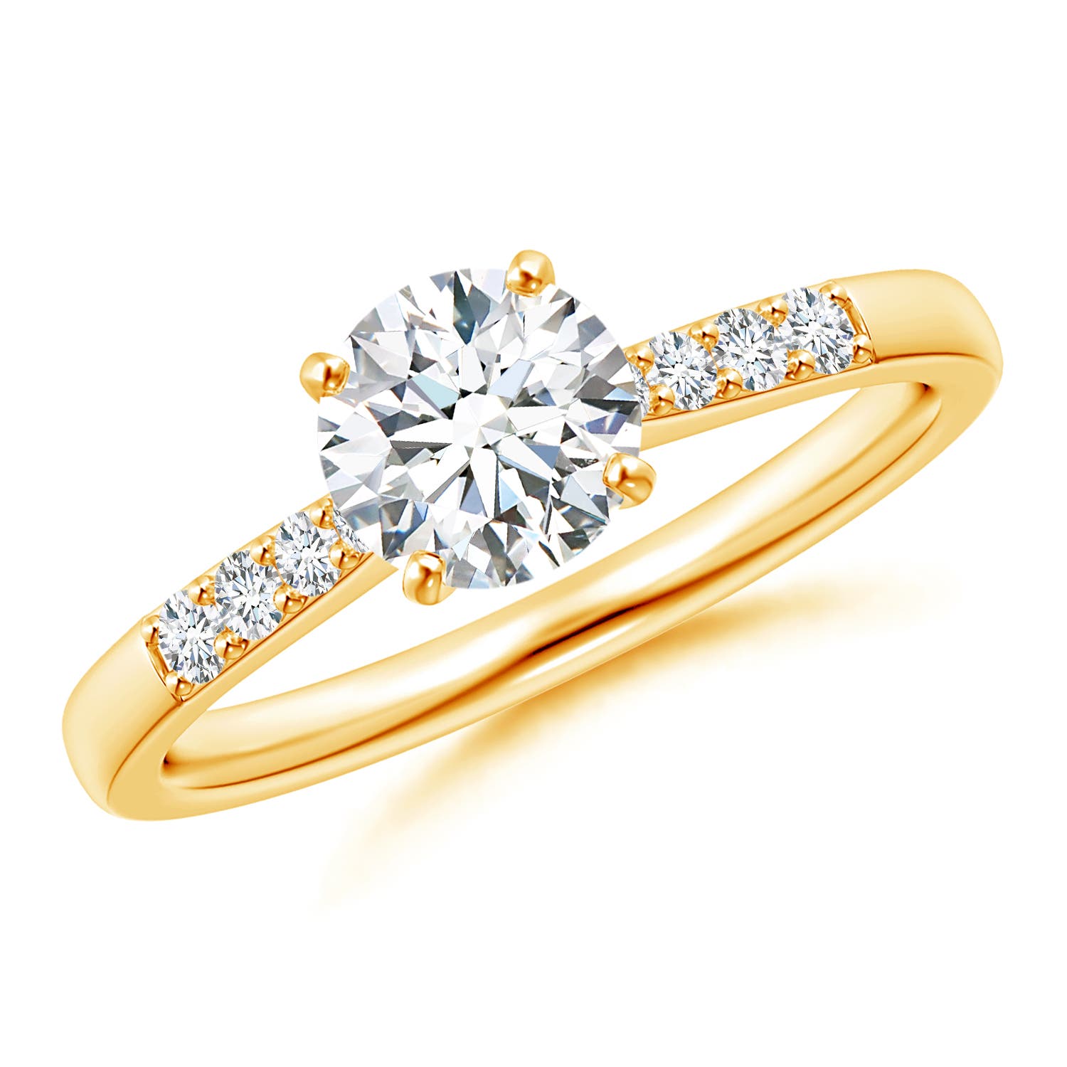 G, VS2 / 1.03 CT / 14 KT Yellow Gold