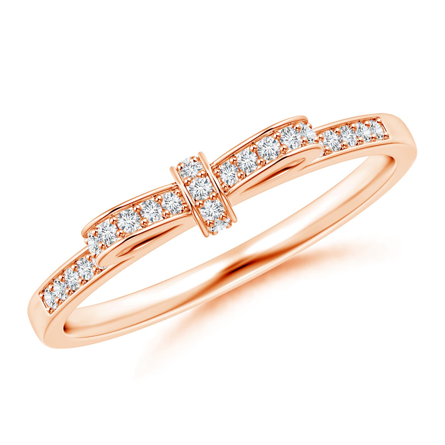 G, VS2 / 0.15 CT / 14 KT Rose Gold