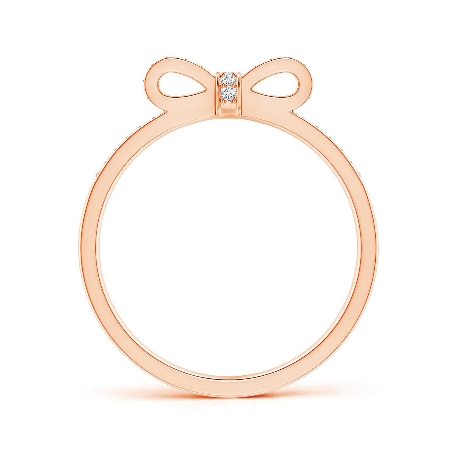 G, VS2 / 0.15 CT / 14 KT Rose Gold