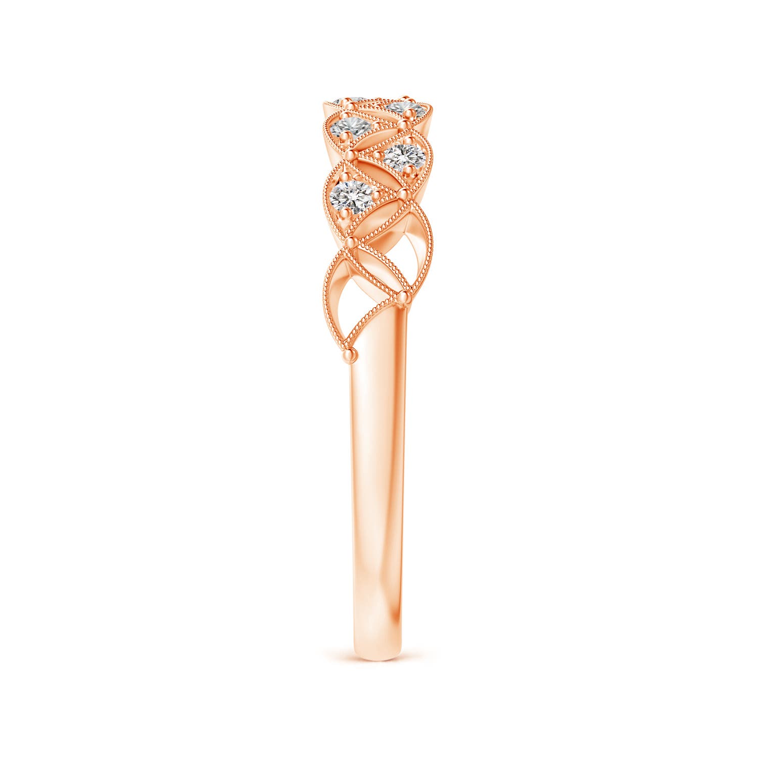 I-J, I1-I2 / 0.16 CT / 14 KT Rose Gold