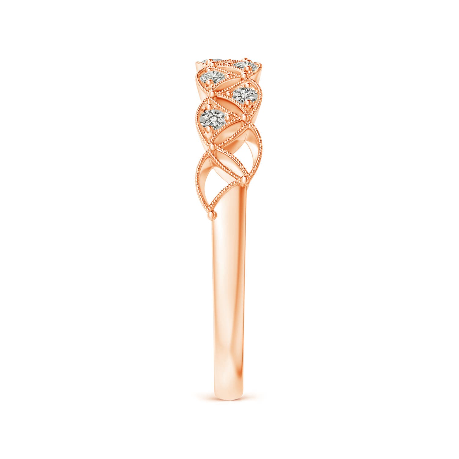 K, I3 / 0.16 CT / 14 KT Rose Gold