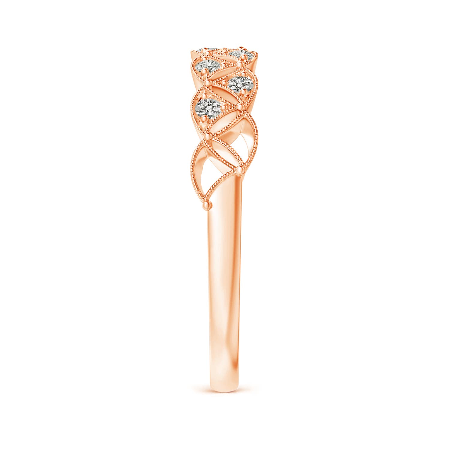 K, I3 / 0.26 CT / 14 KT Rose Gold