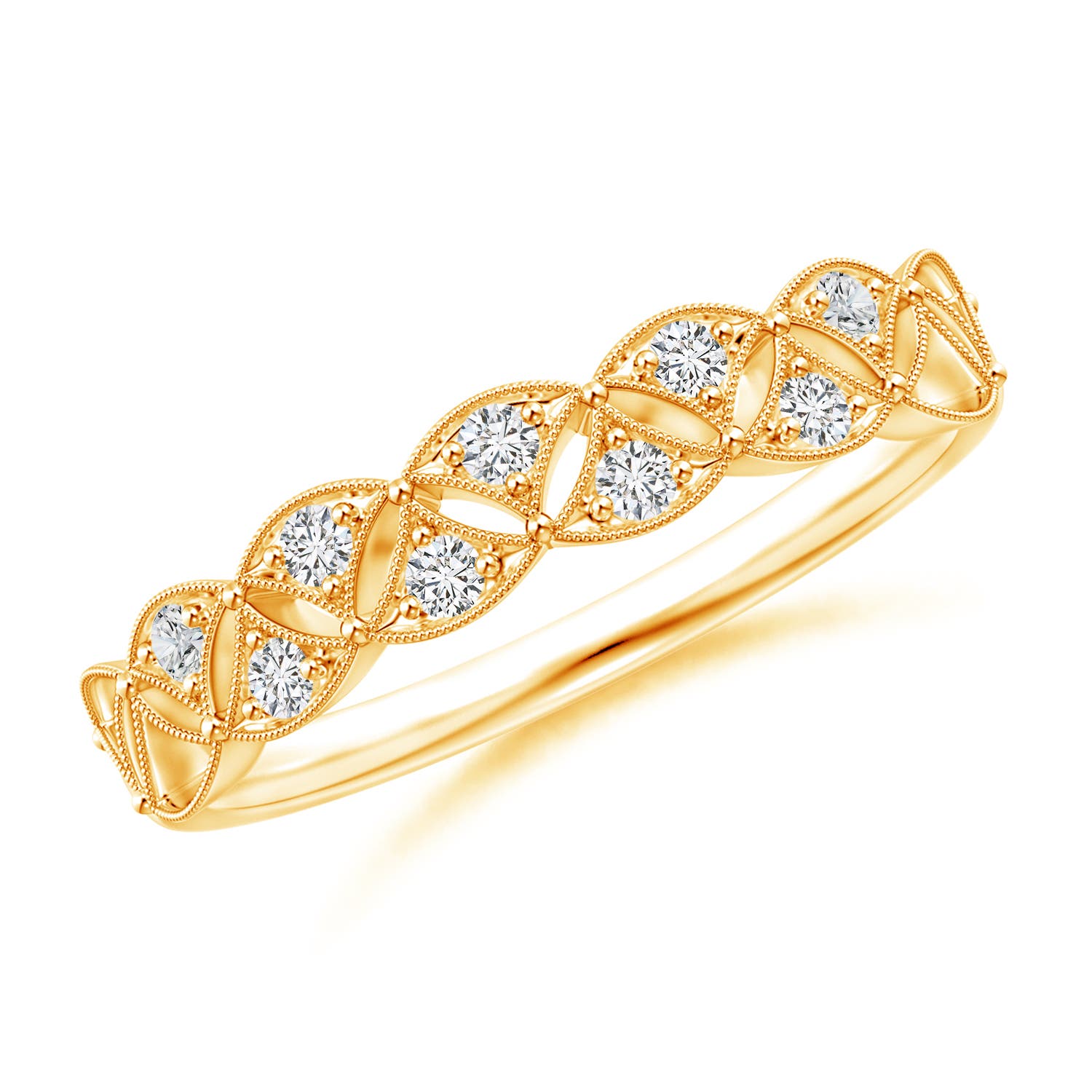 H, SI2 / 0.16 CT / 14 KT Yellow Gold