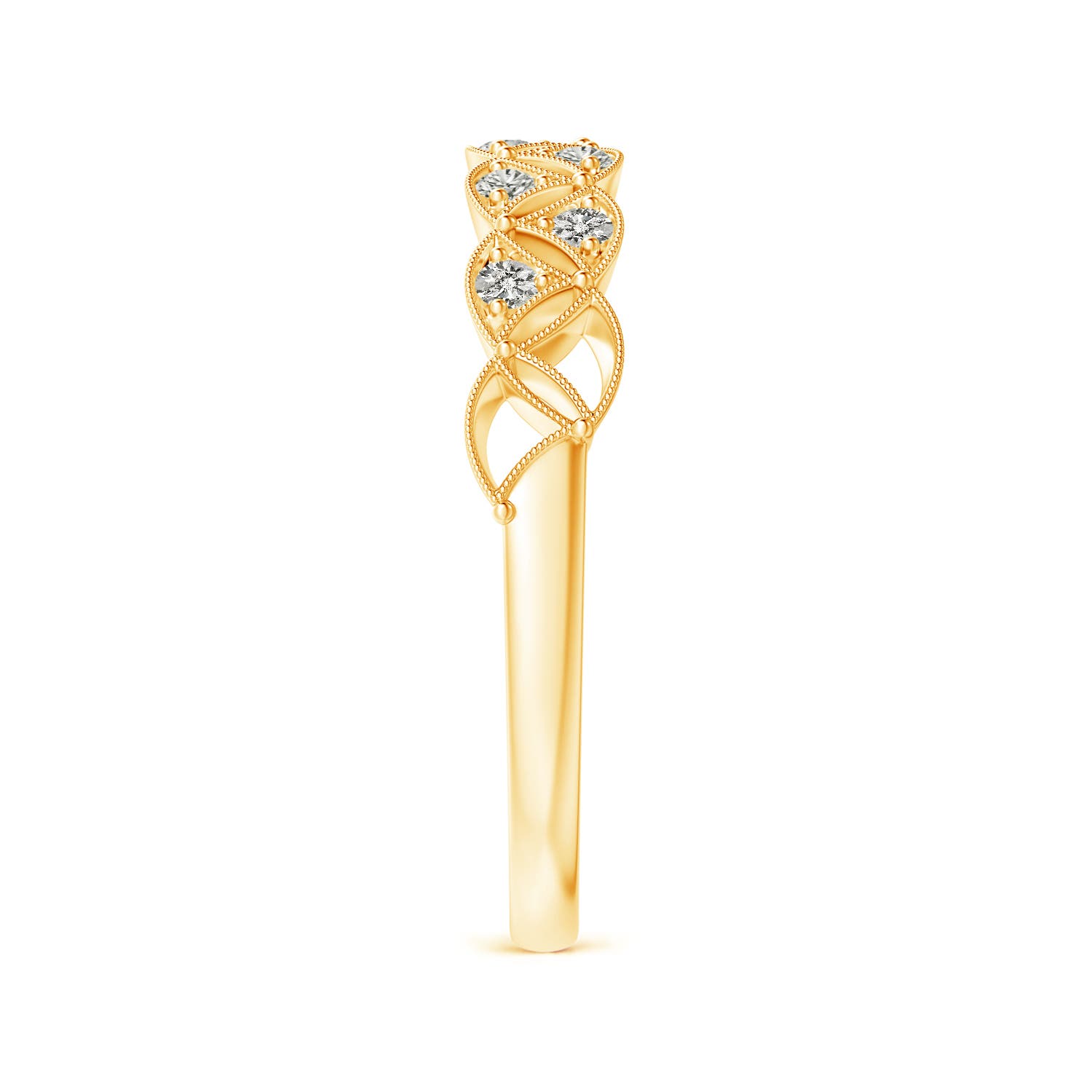 K, I3 / 0.16 CT / 14 KT Yellow Gold