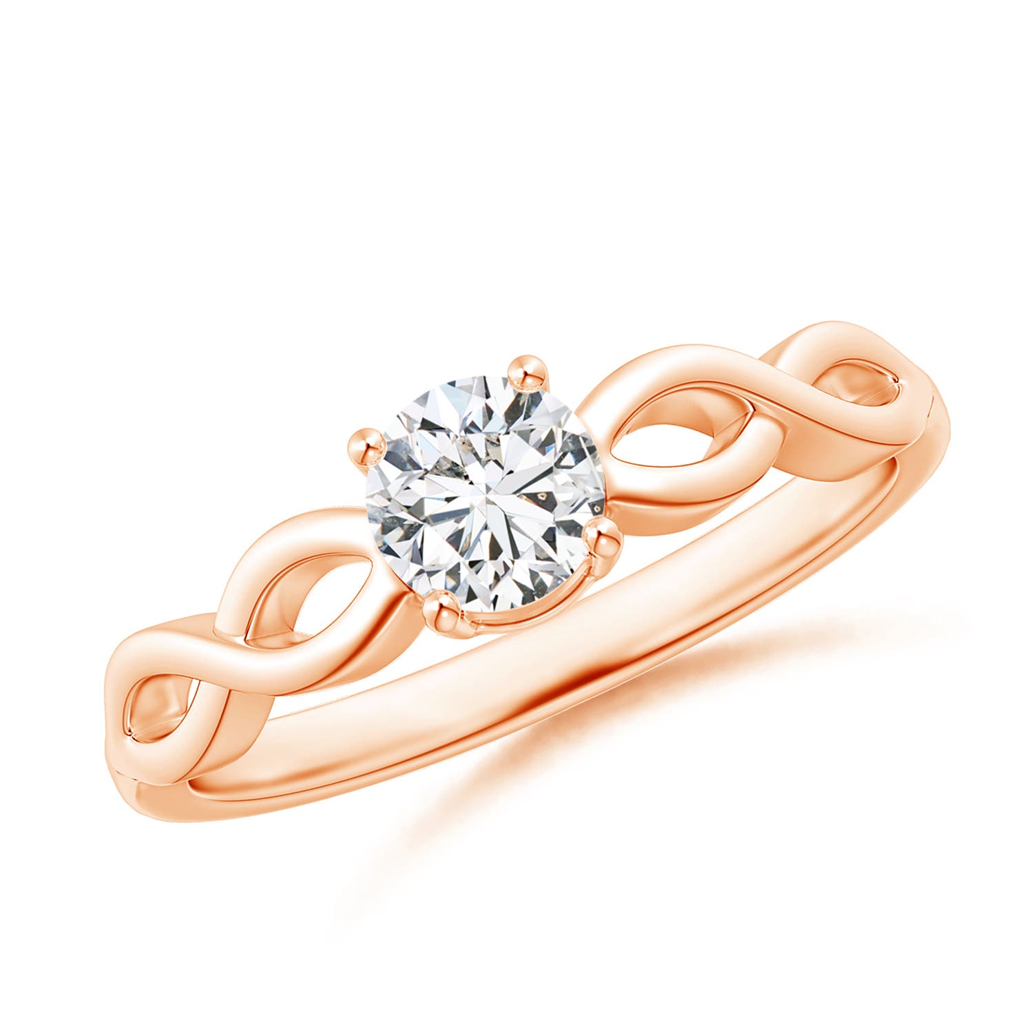 H, SI2 / 0.47 CT / 14 KT Rose Gold