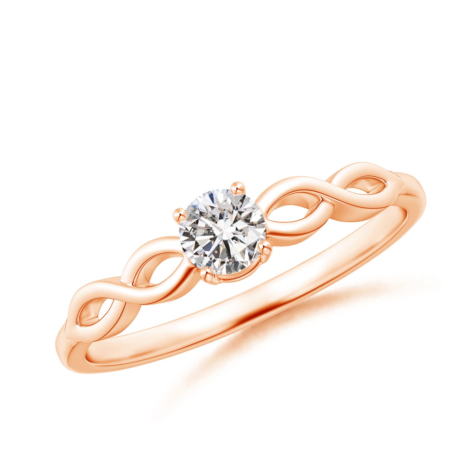 I-J, I1-I2 / 0.23 CT / 14 KT Rose Gold