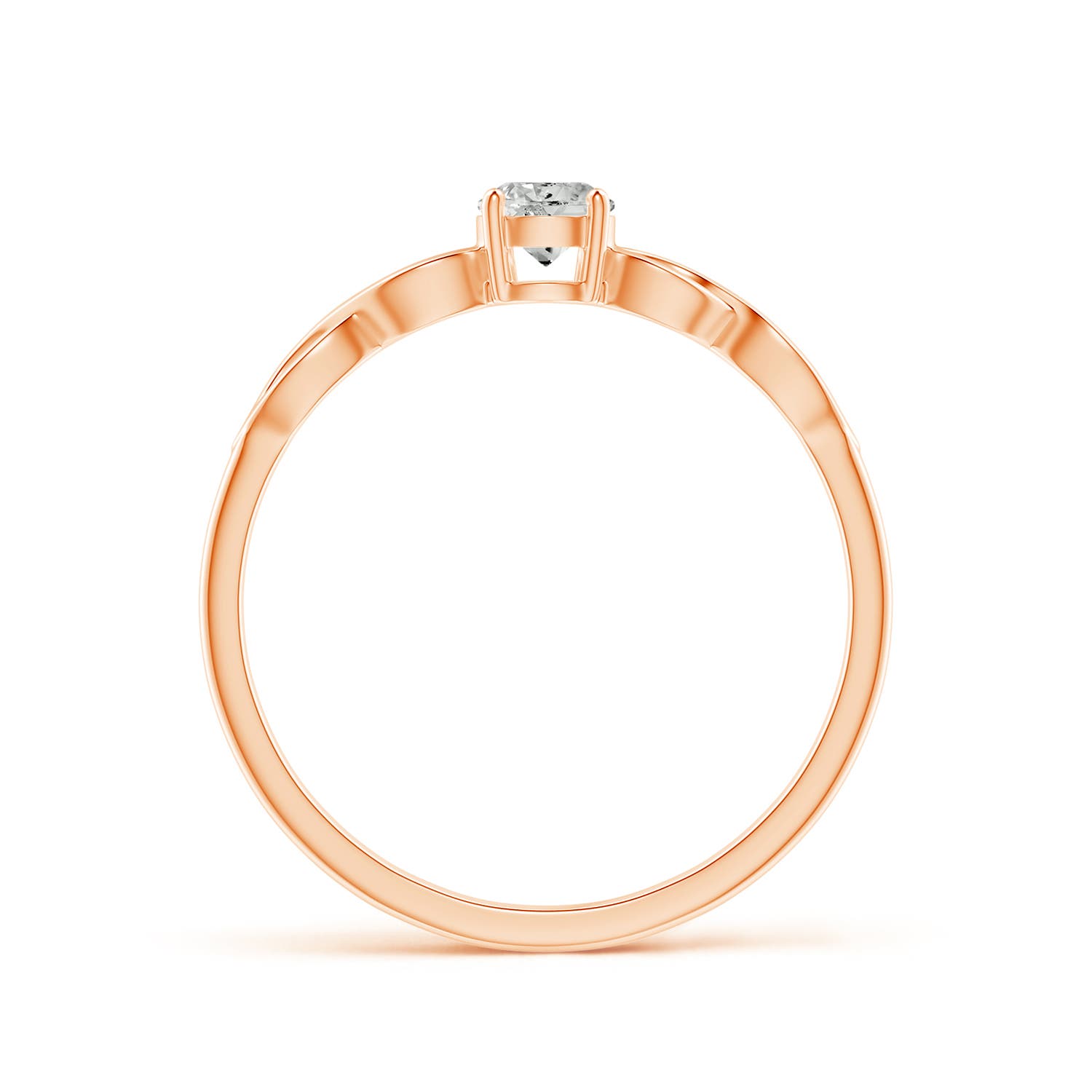 K, I3 / 0.23 CT / 14 KT Rose Gold