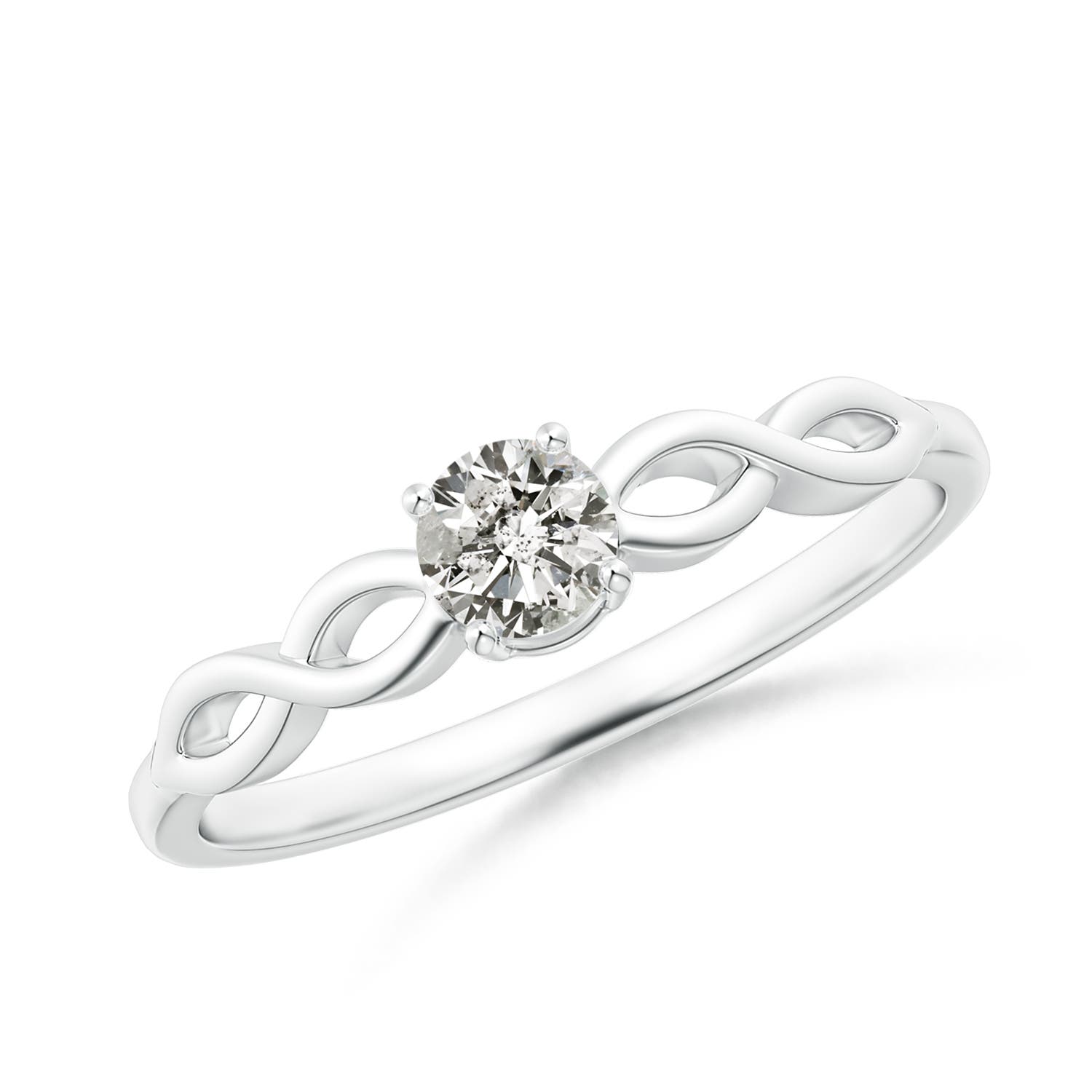 K, I3 / 0.23 CT / 14 KT White Gold