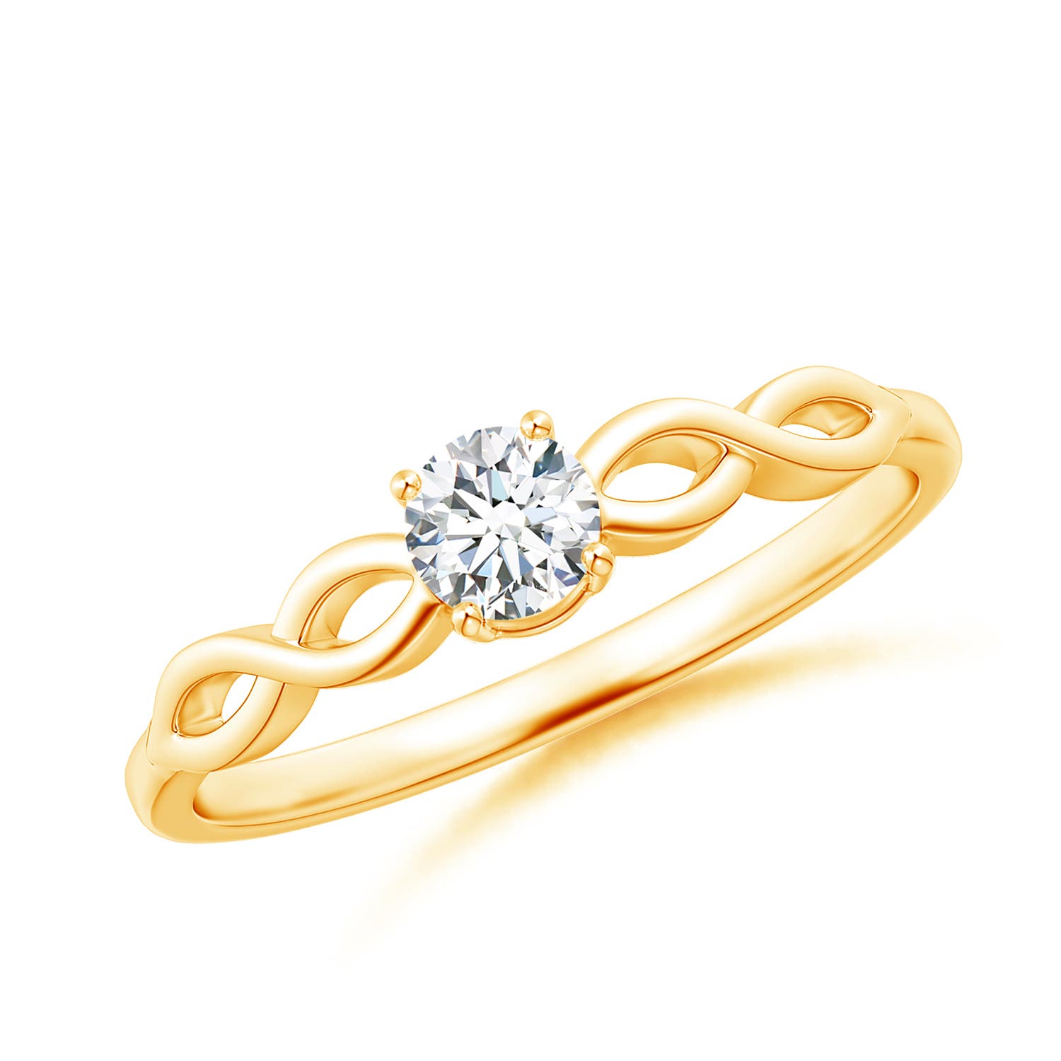 G, VS2 / 0.23 CT / 14 KT Yellow Gold