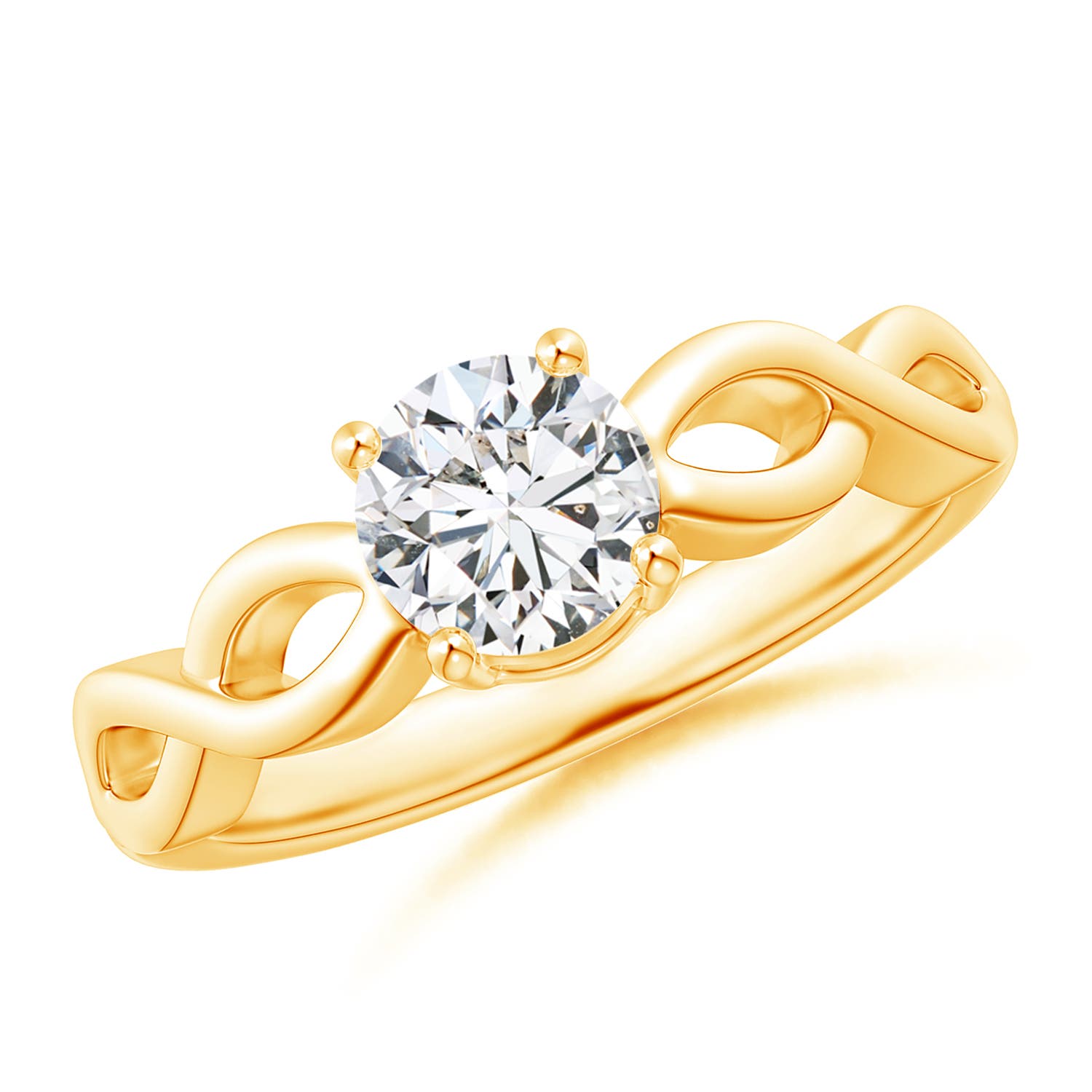 H, SI2 / 0.8 CT / 14 KT Yellow Gold