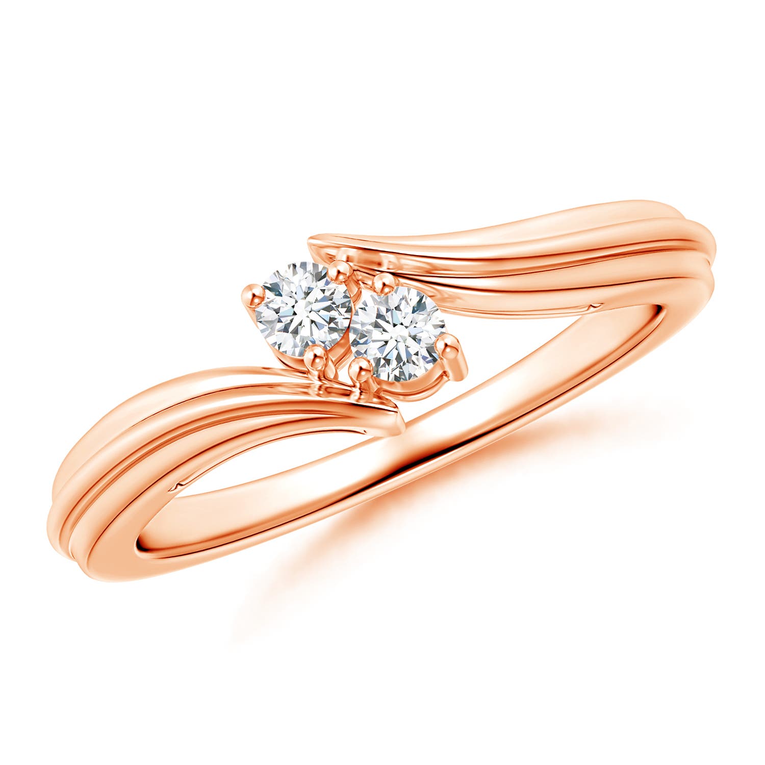 G, VS2 / 0.16 CT / 14 KT Rose Gold