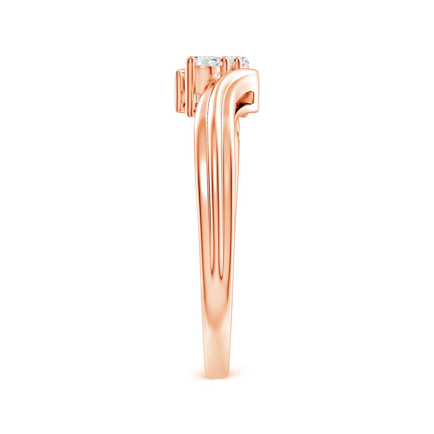 G, VS2 / 0.16 CT / 14 KT Rose Gold