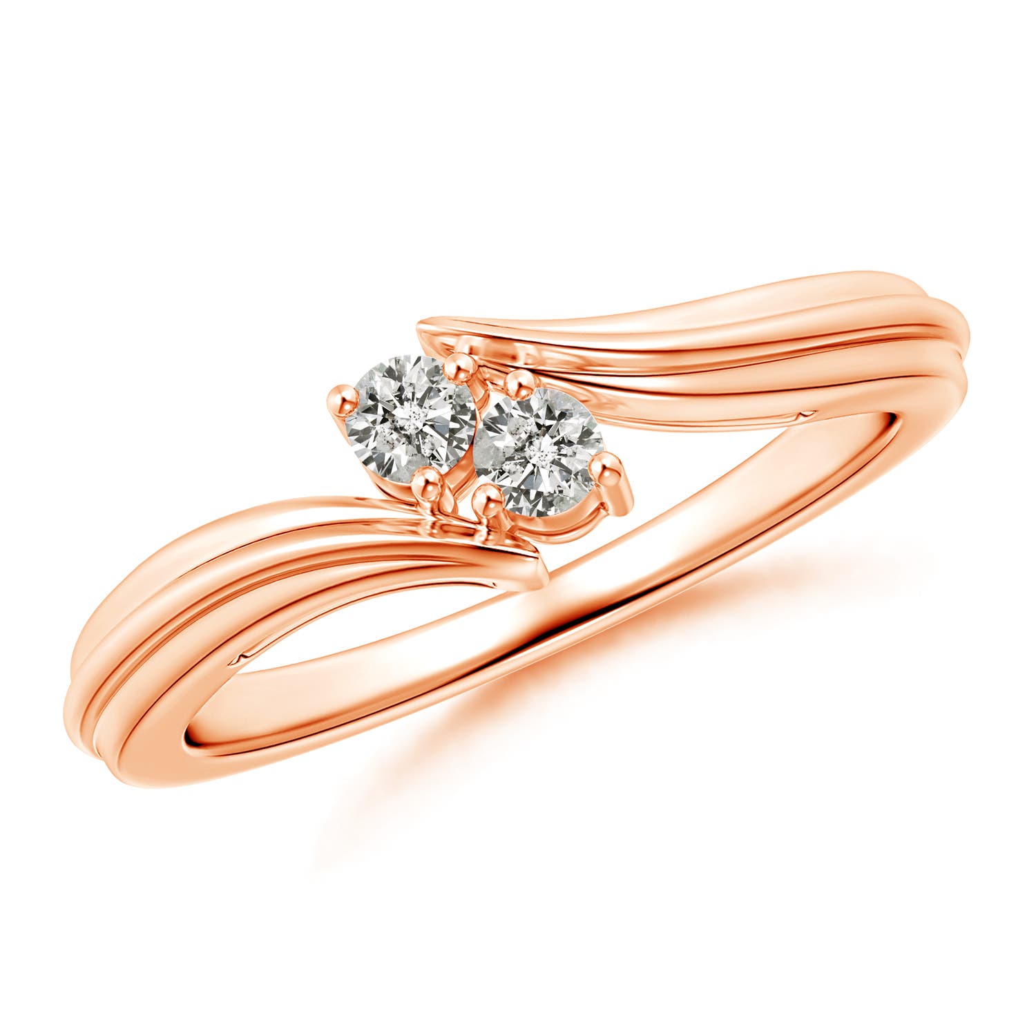 K, I3 / 0.16 CT / 14 KT Rose Gold