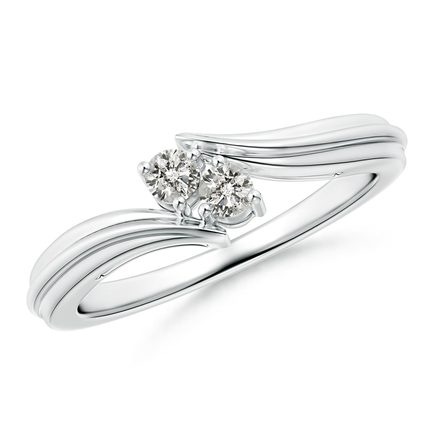 K, I3 / 0.16 CT / 14 KT White Gold