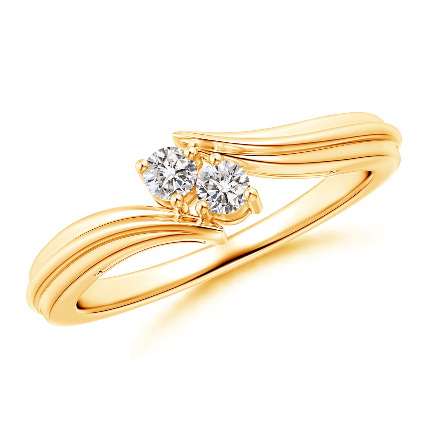 I-J, I1-I2 / 0.16 CT / 14 KT Yellow Gold