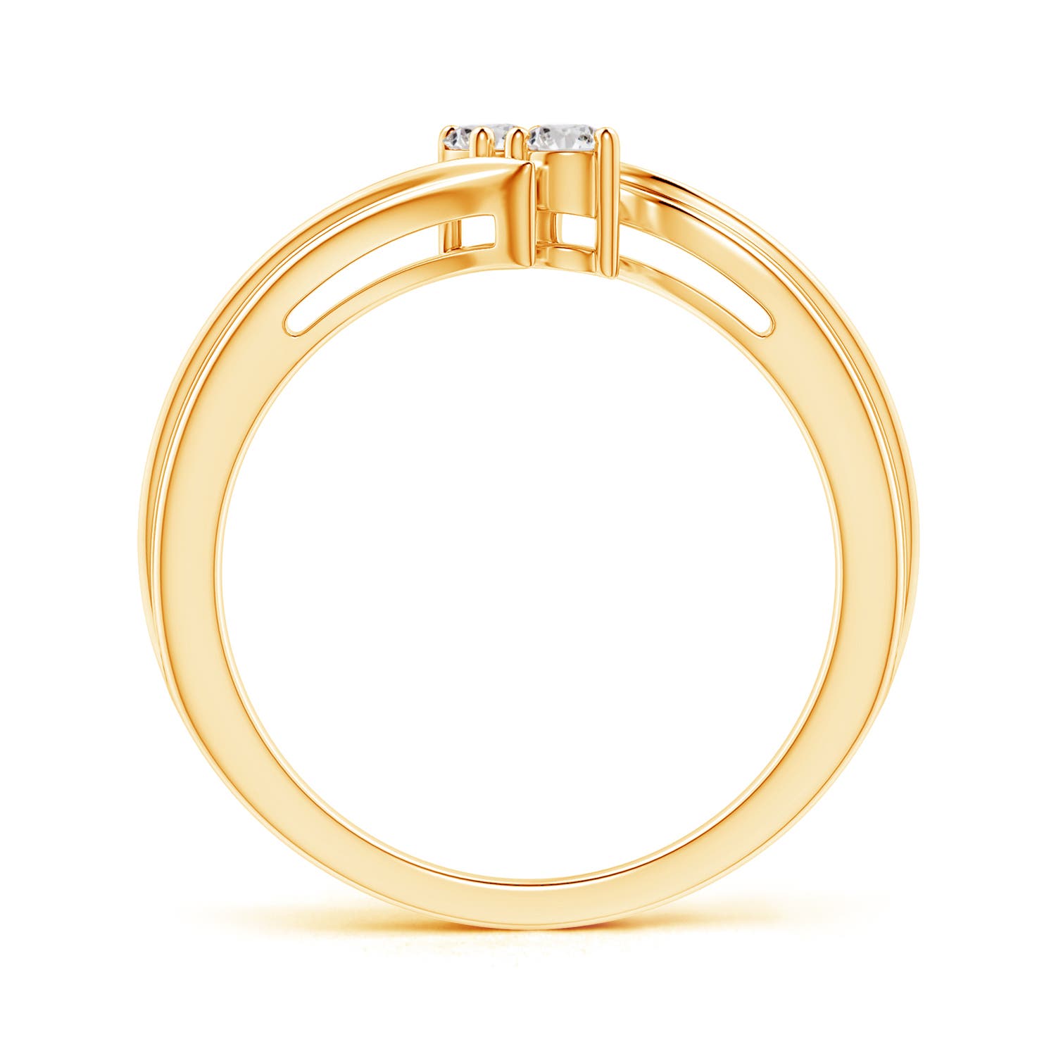 I-J, I1-I2 / 0.16 CT / 14 KT Yellow Gold